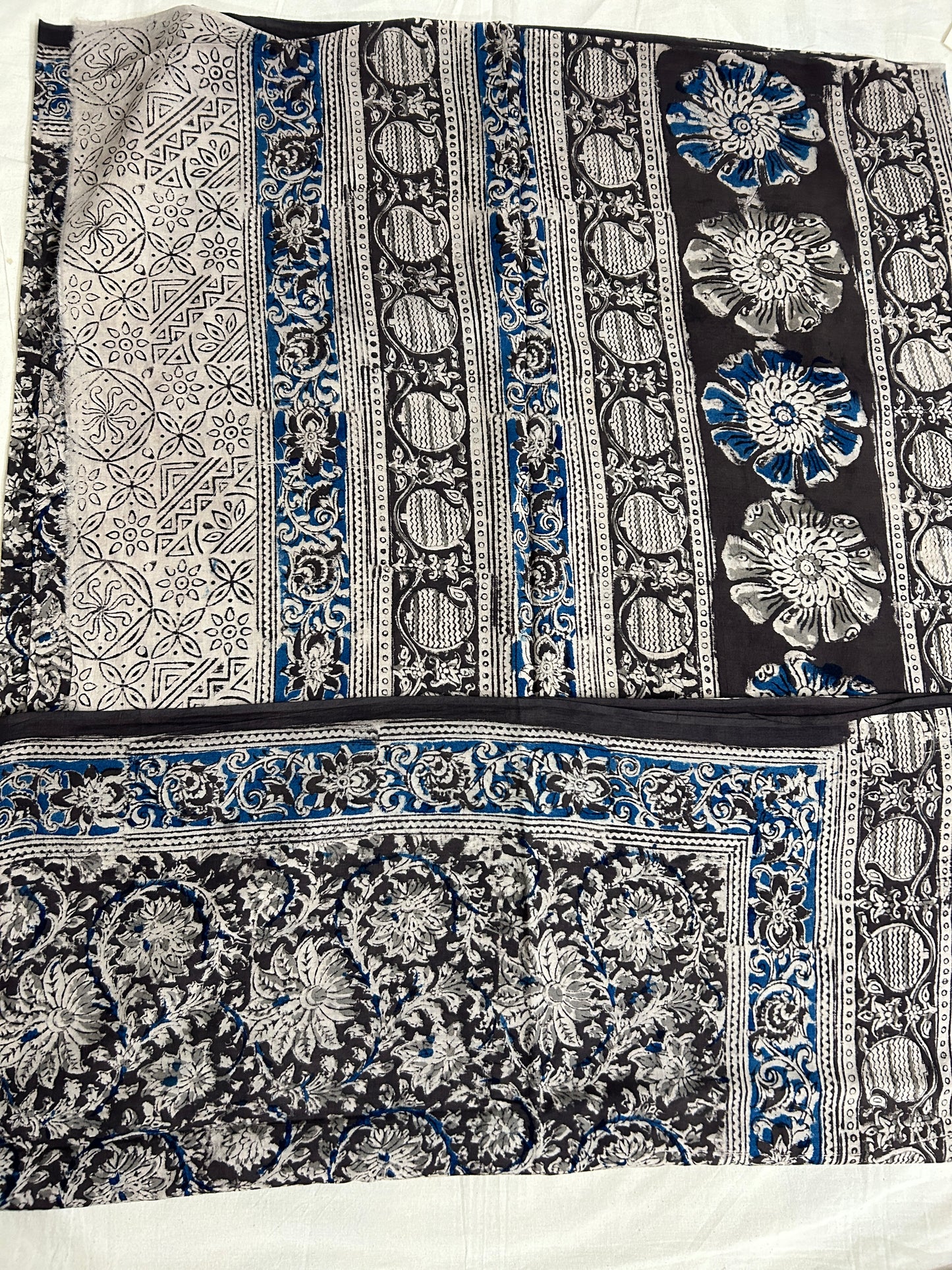 Kalamkari Cotton Saree with Blouse 