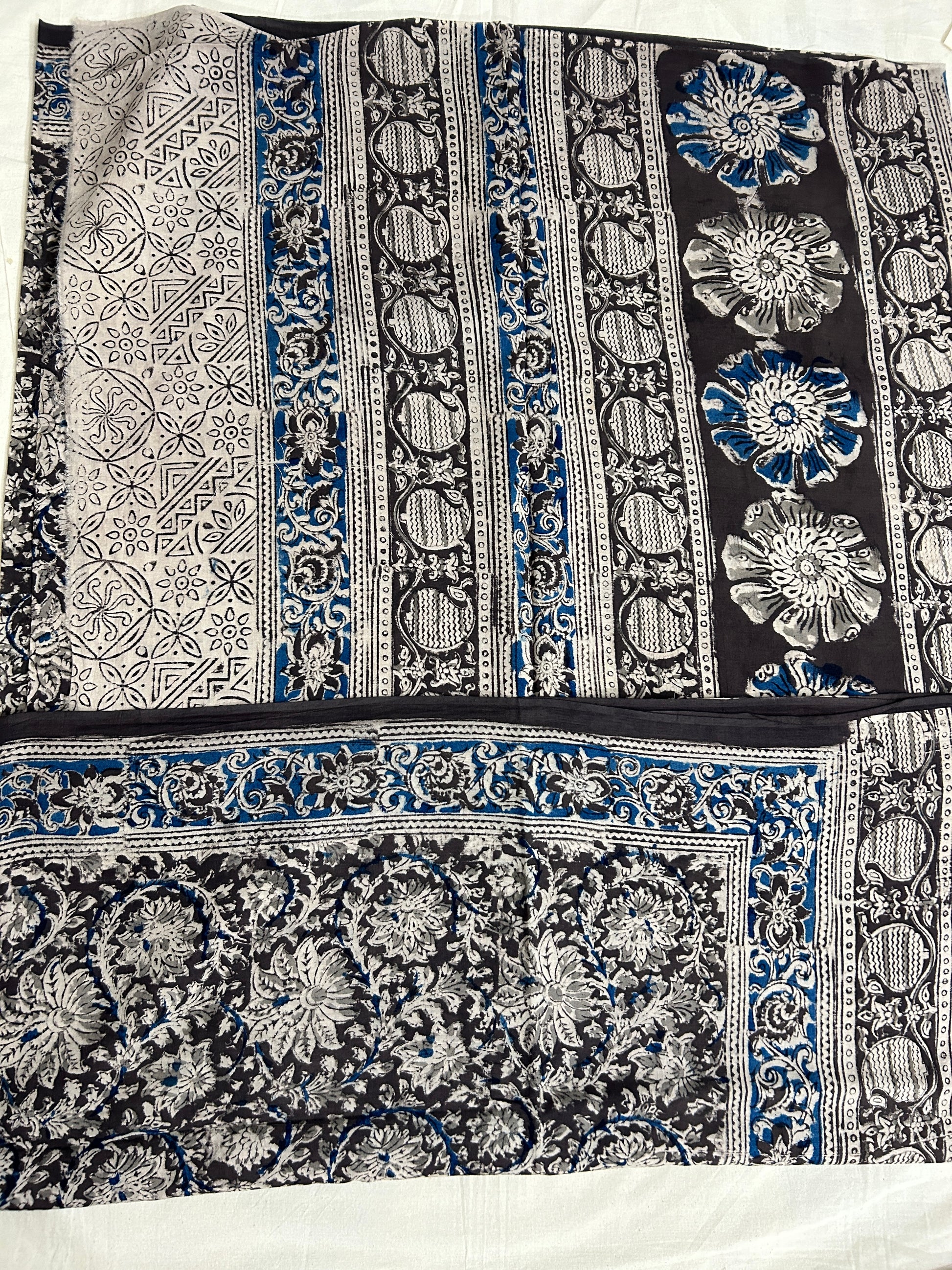 Kalamkari Cotton Saree with Blouse 