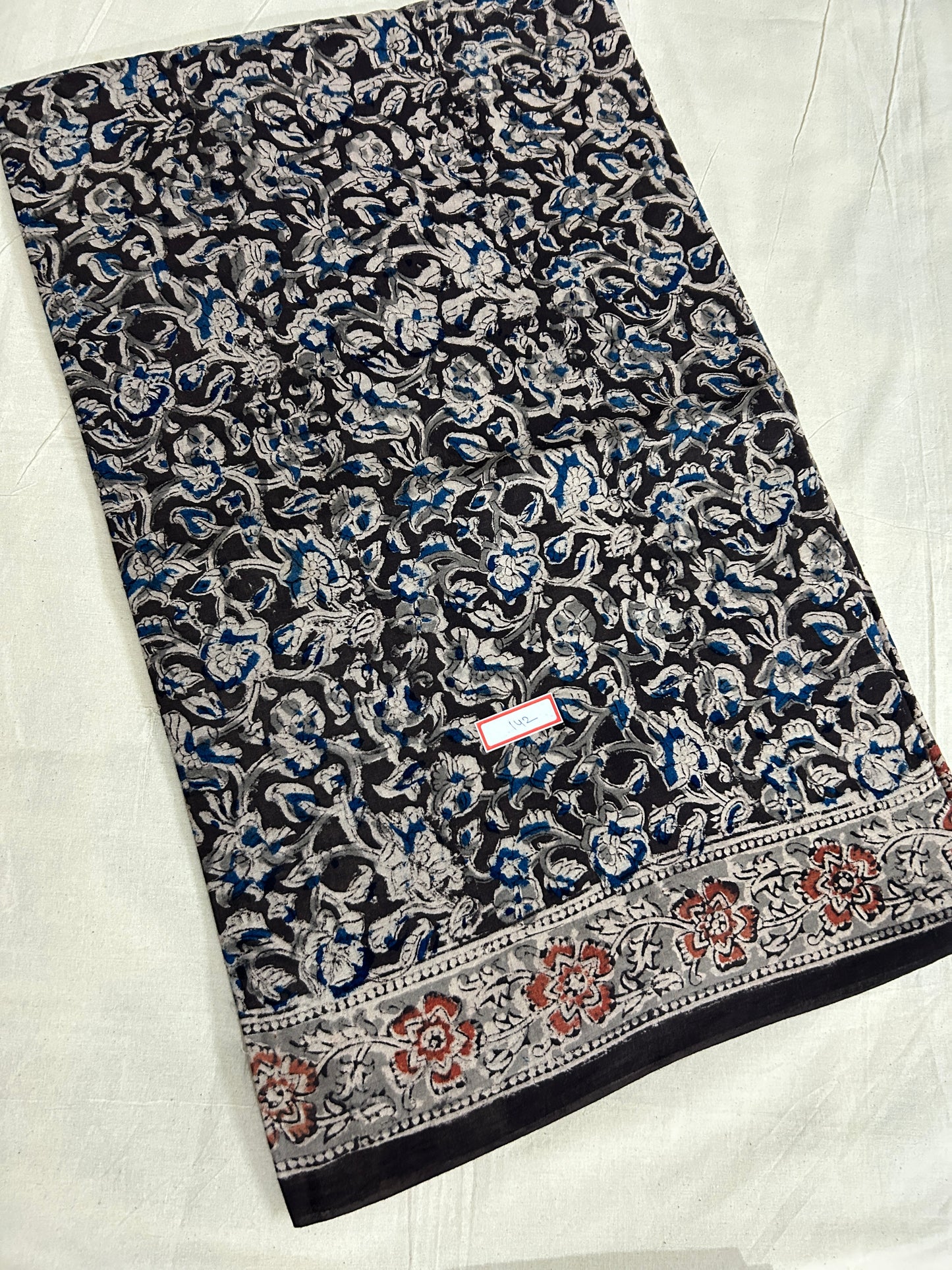 Kalamkari Cotton Saree with Blouse #