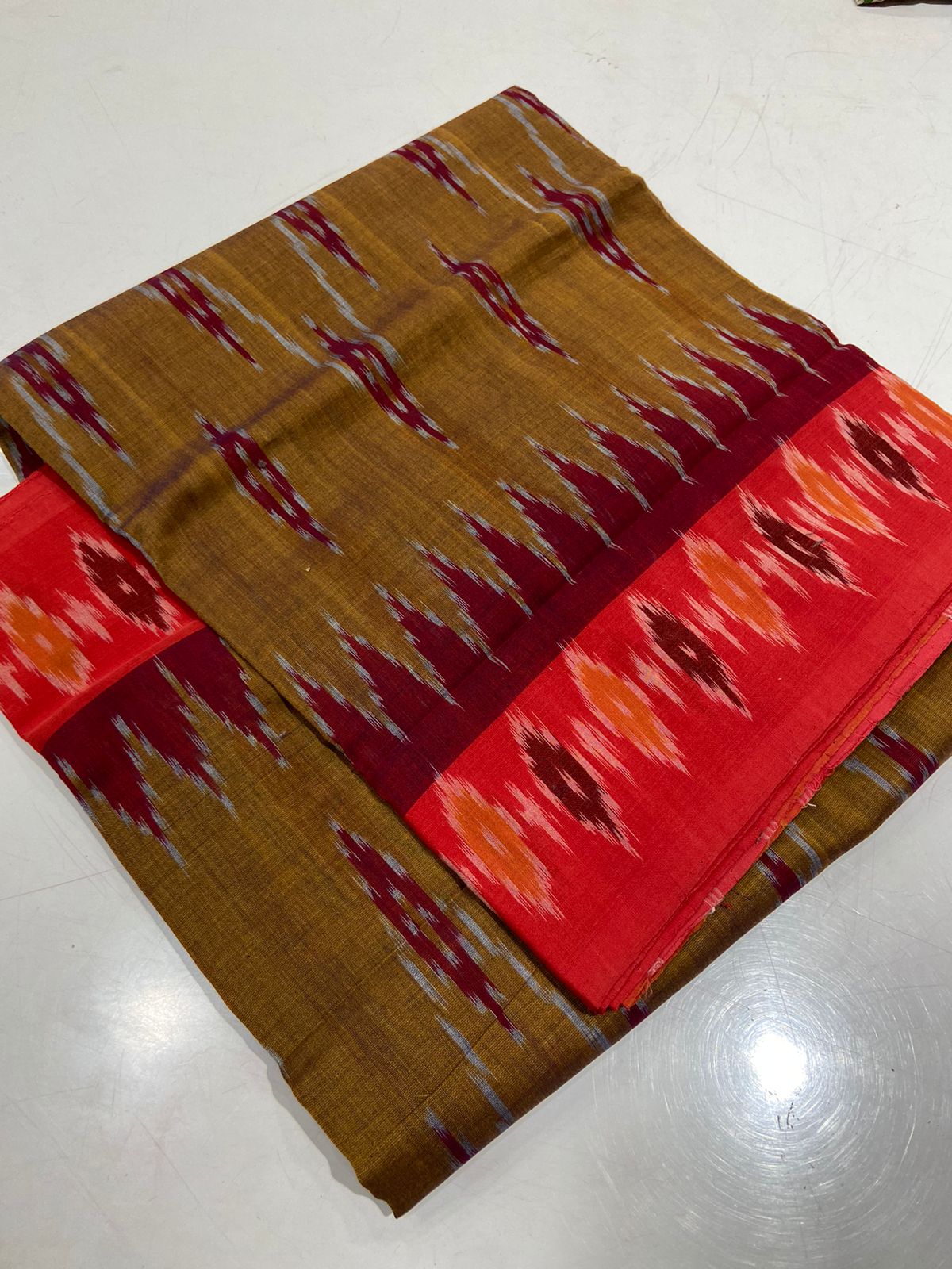 Ikat Cotton Saree