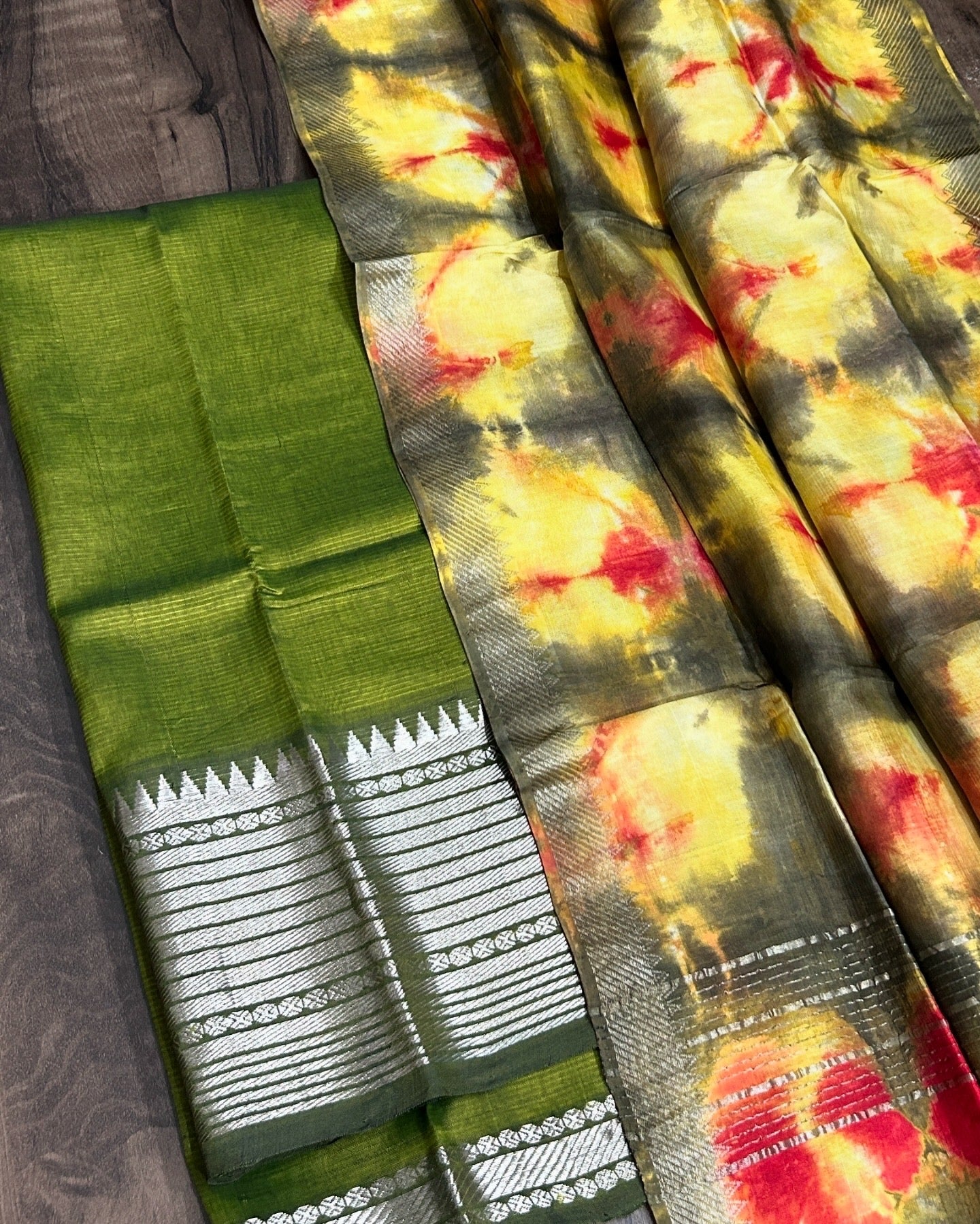 Mangalagiri Silk Cotton Dress Material