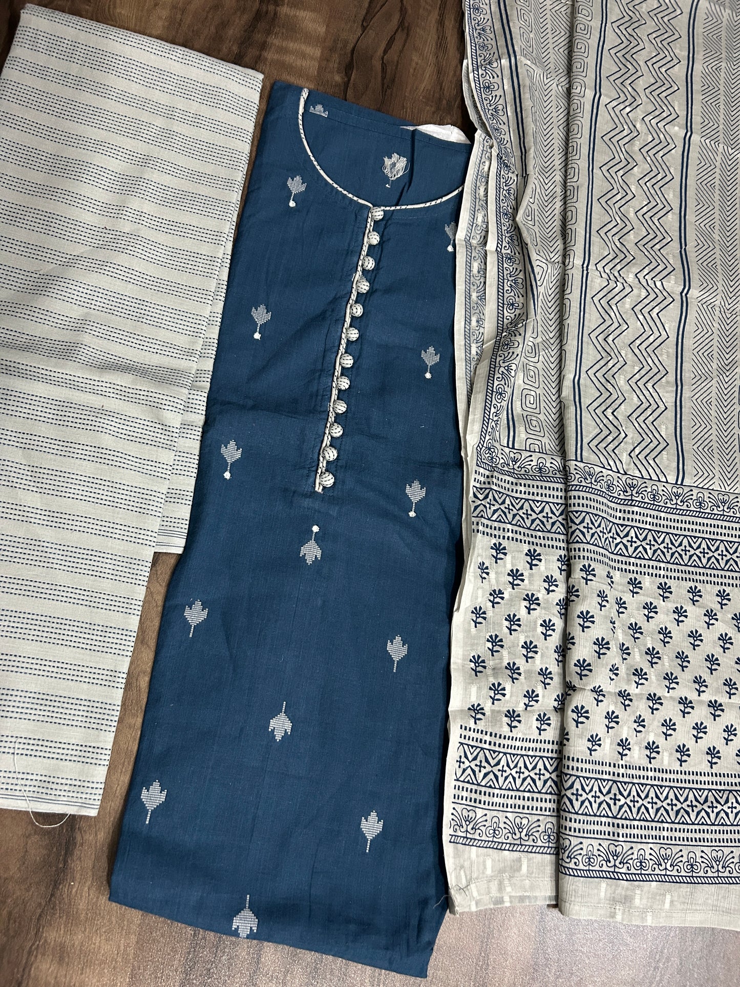 Handloom Cotton Dress Material
