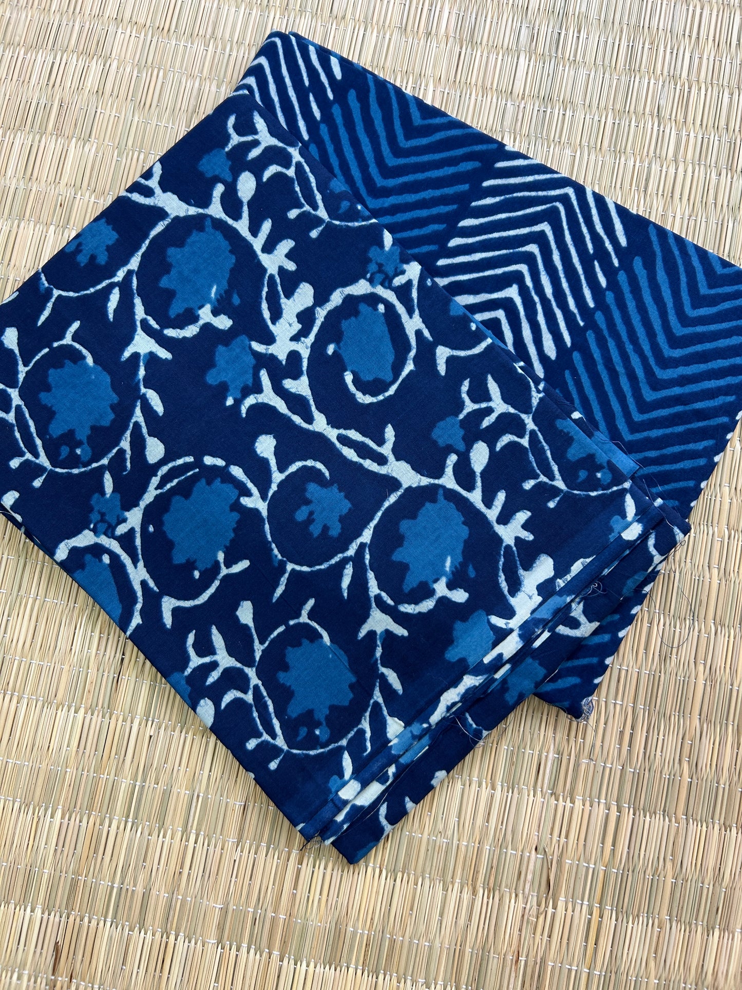 Hand BlockPrint Cotton Top Bottom Set (TB-7)