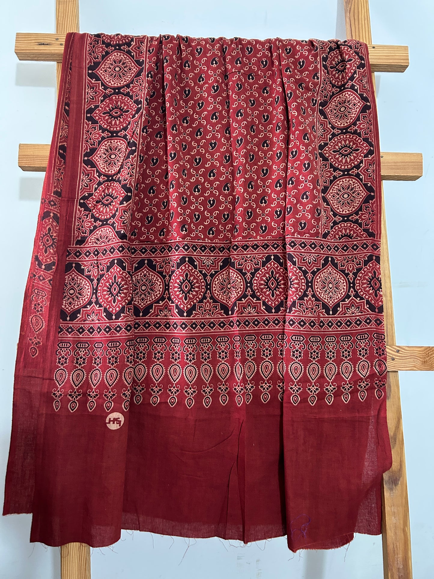 Ajrakh Cotton Dupatta