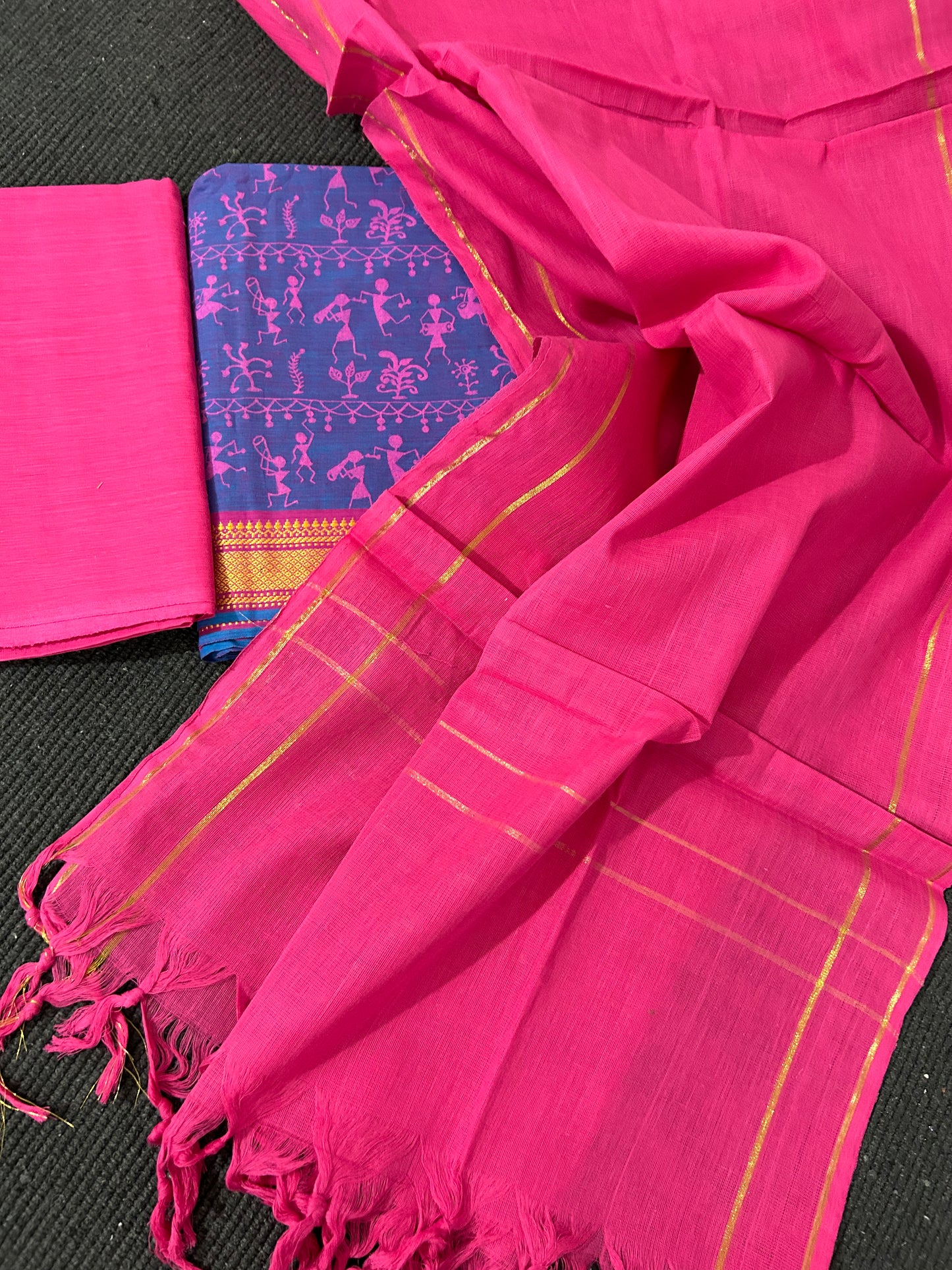 Mangalagiri Cotton Dress Material
