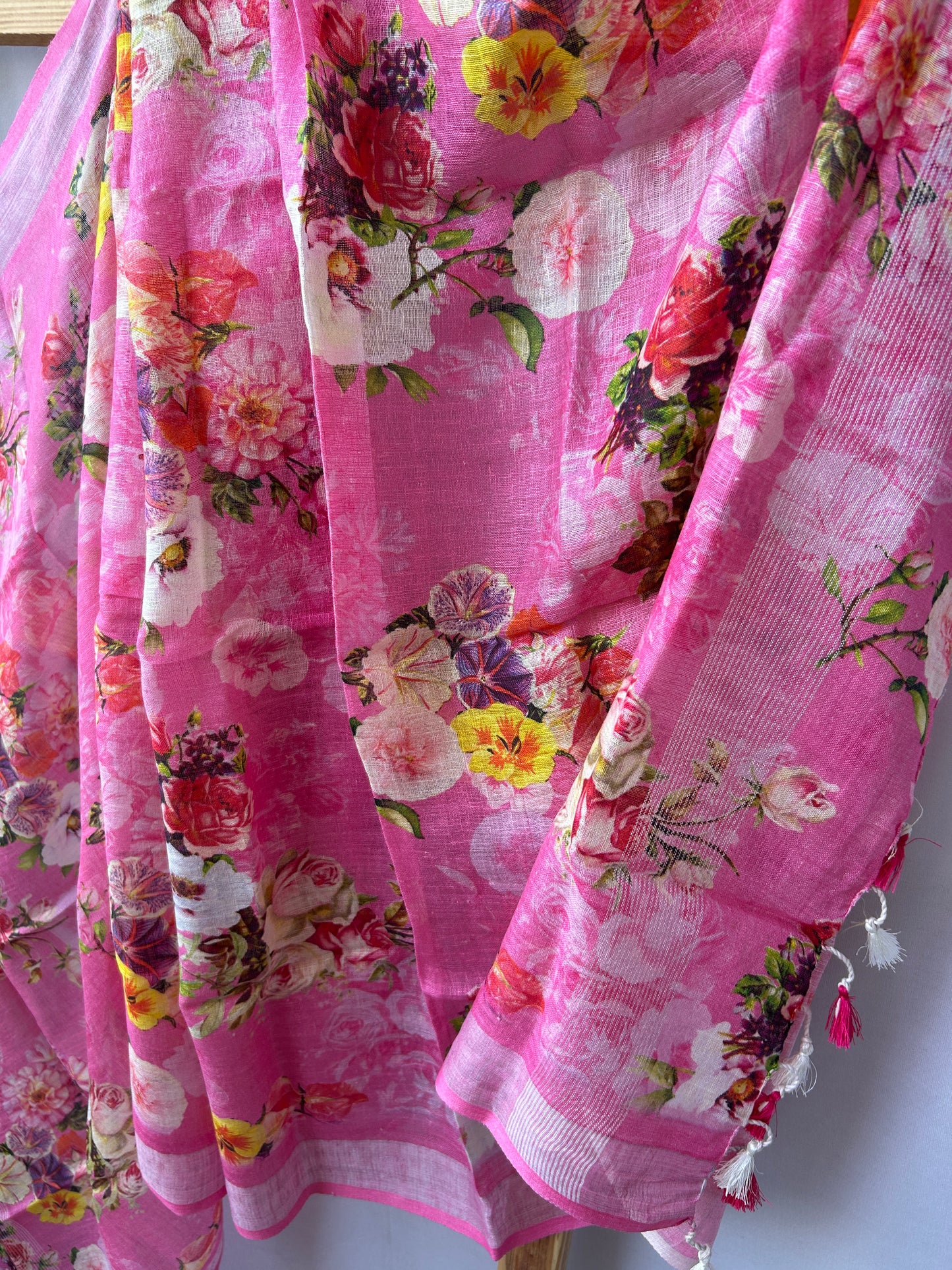 Pure Linen Digital Print Dupatta