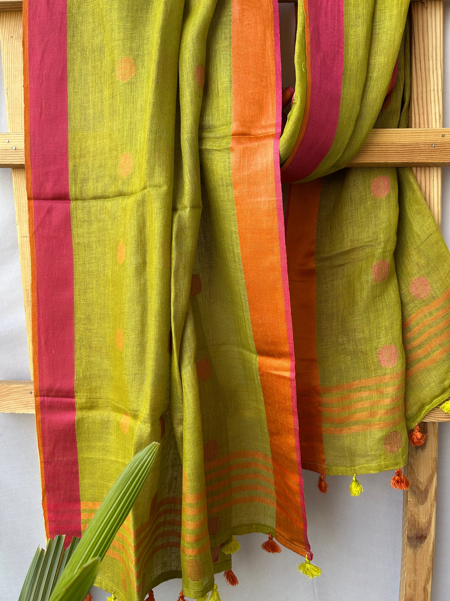 Pure Linen Embroidered Dupatta