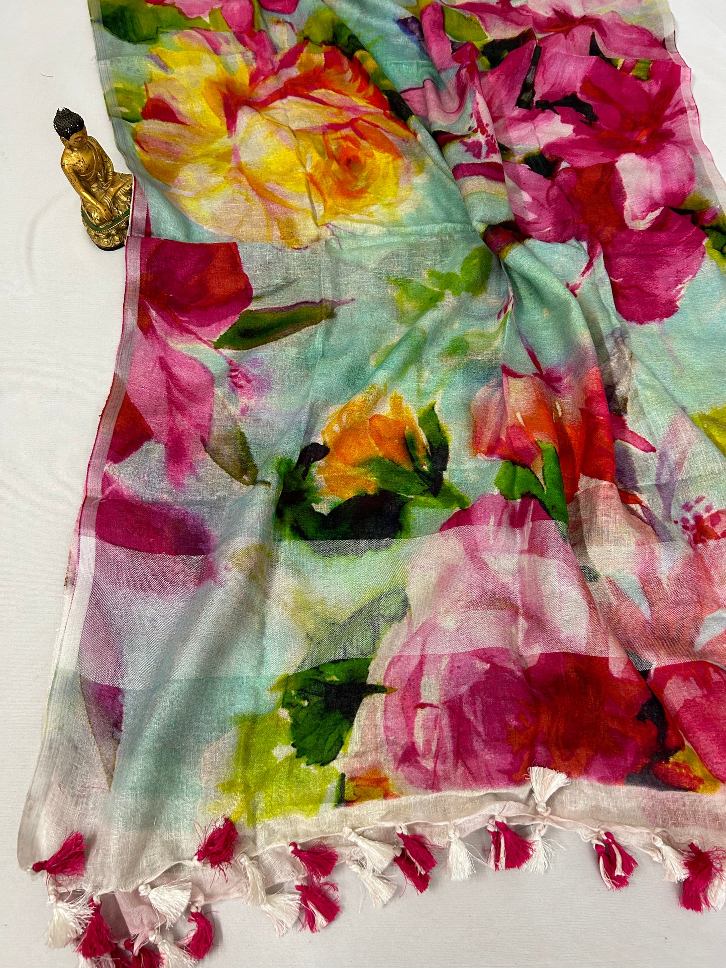 Pure Linen Digital Print Dupatta