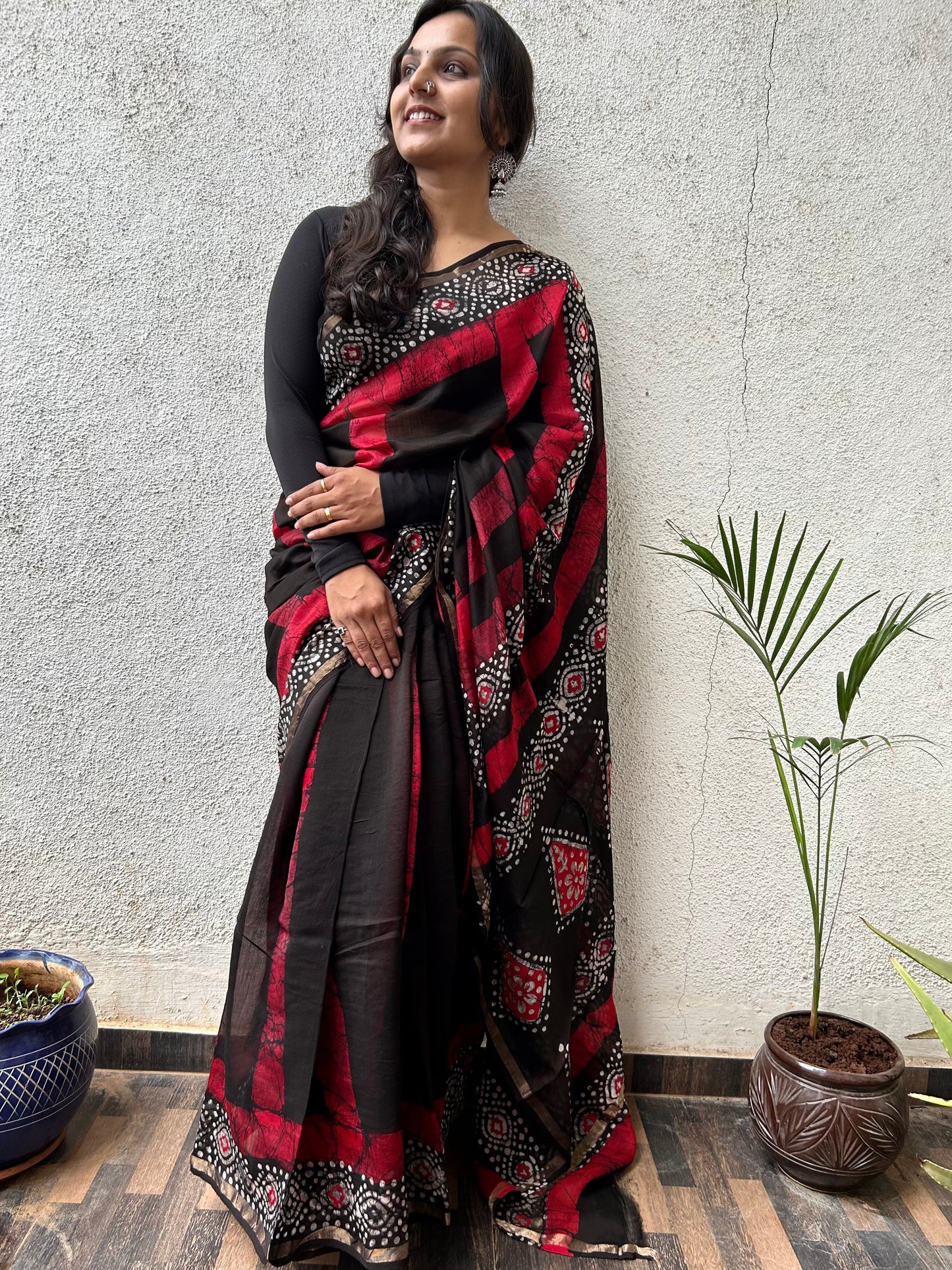 Chanderi Saree with Blouse
