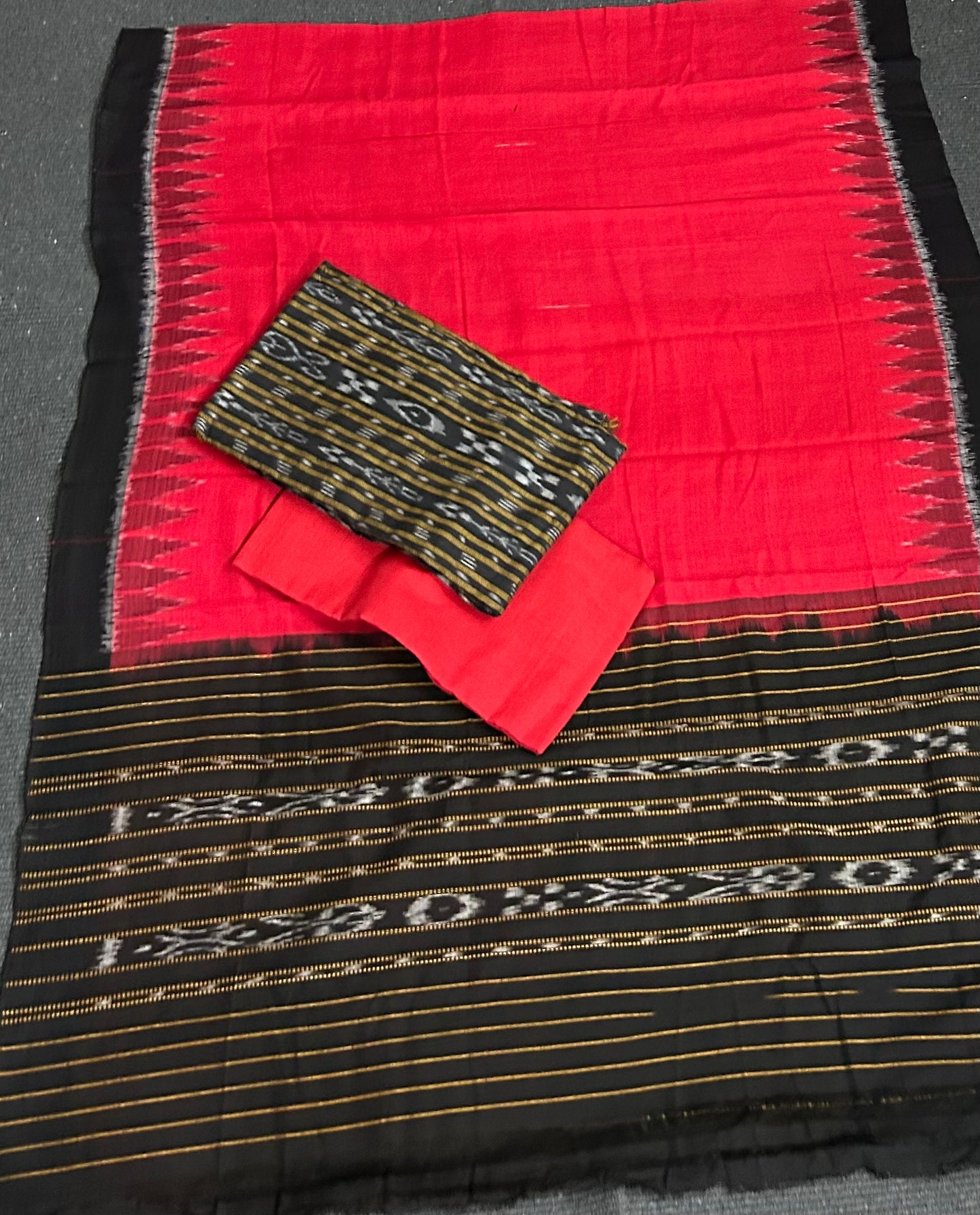 Sambalpuri Ikat Cotton Dress Material