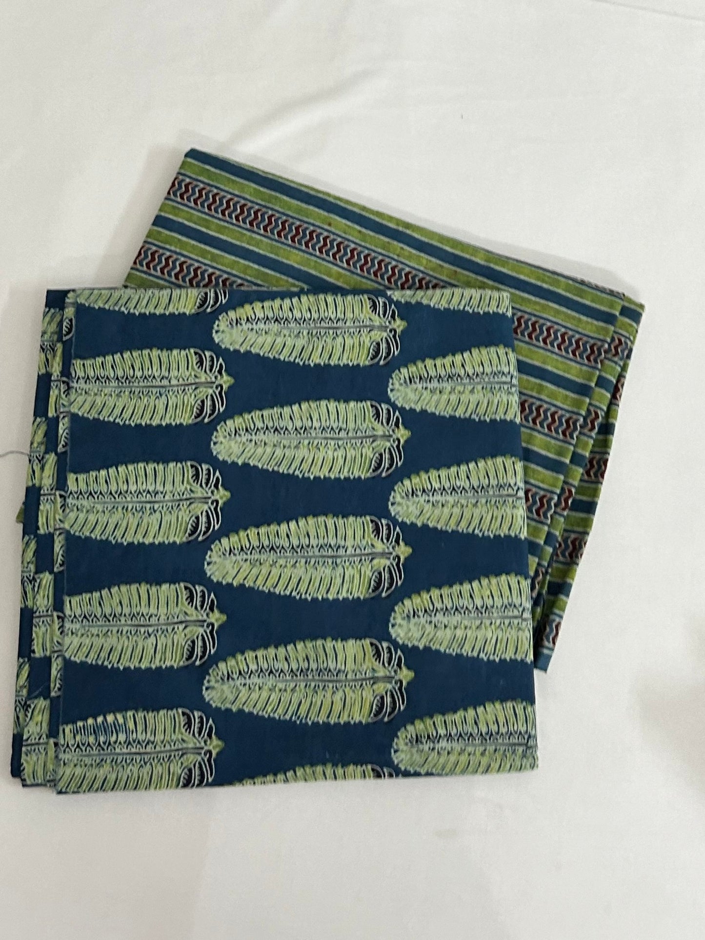 Ajrakh Cotton Top Bottom Set