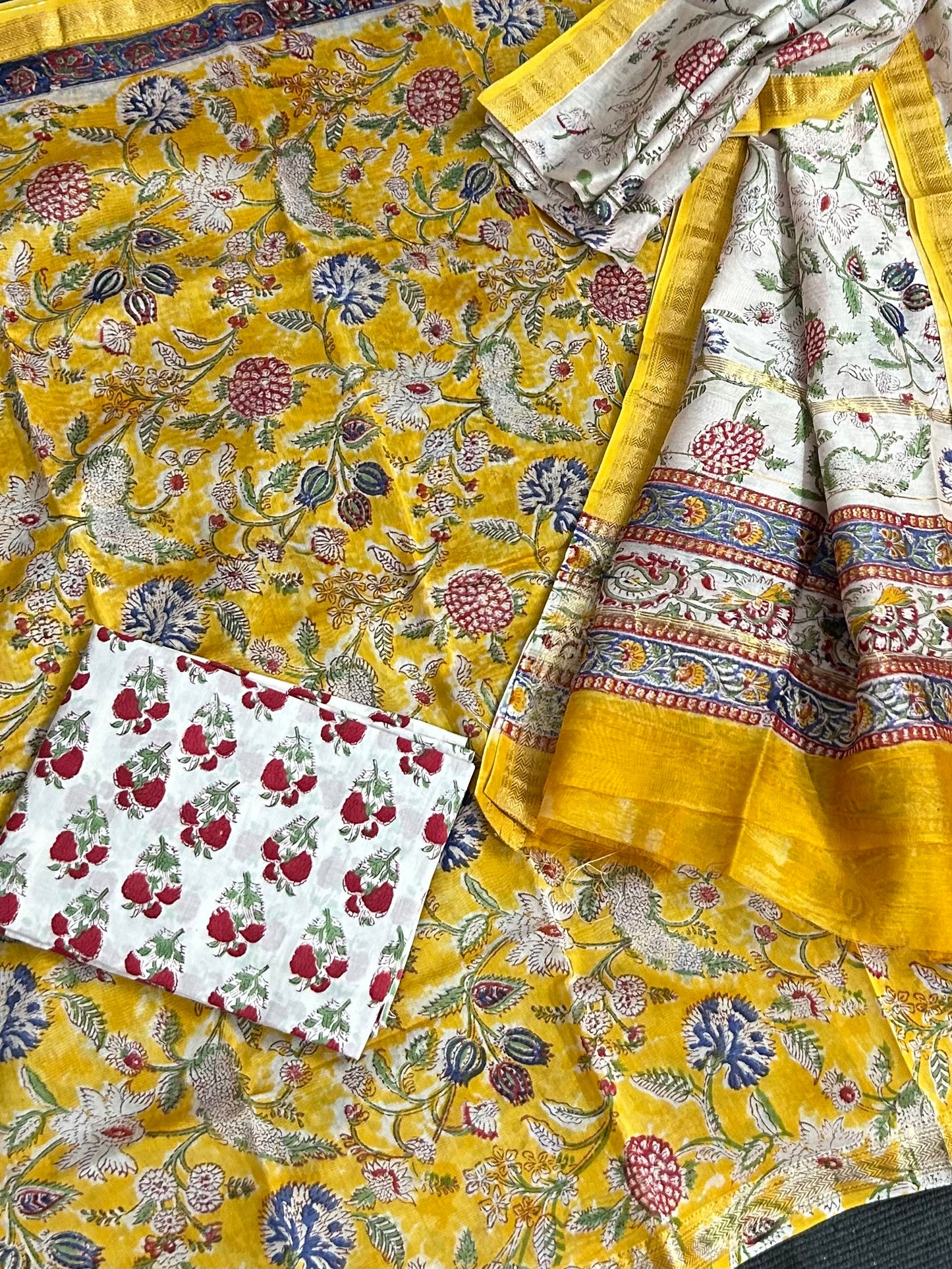 Maheshwari Silk Dress Material