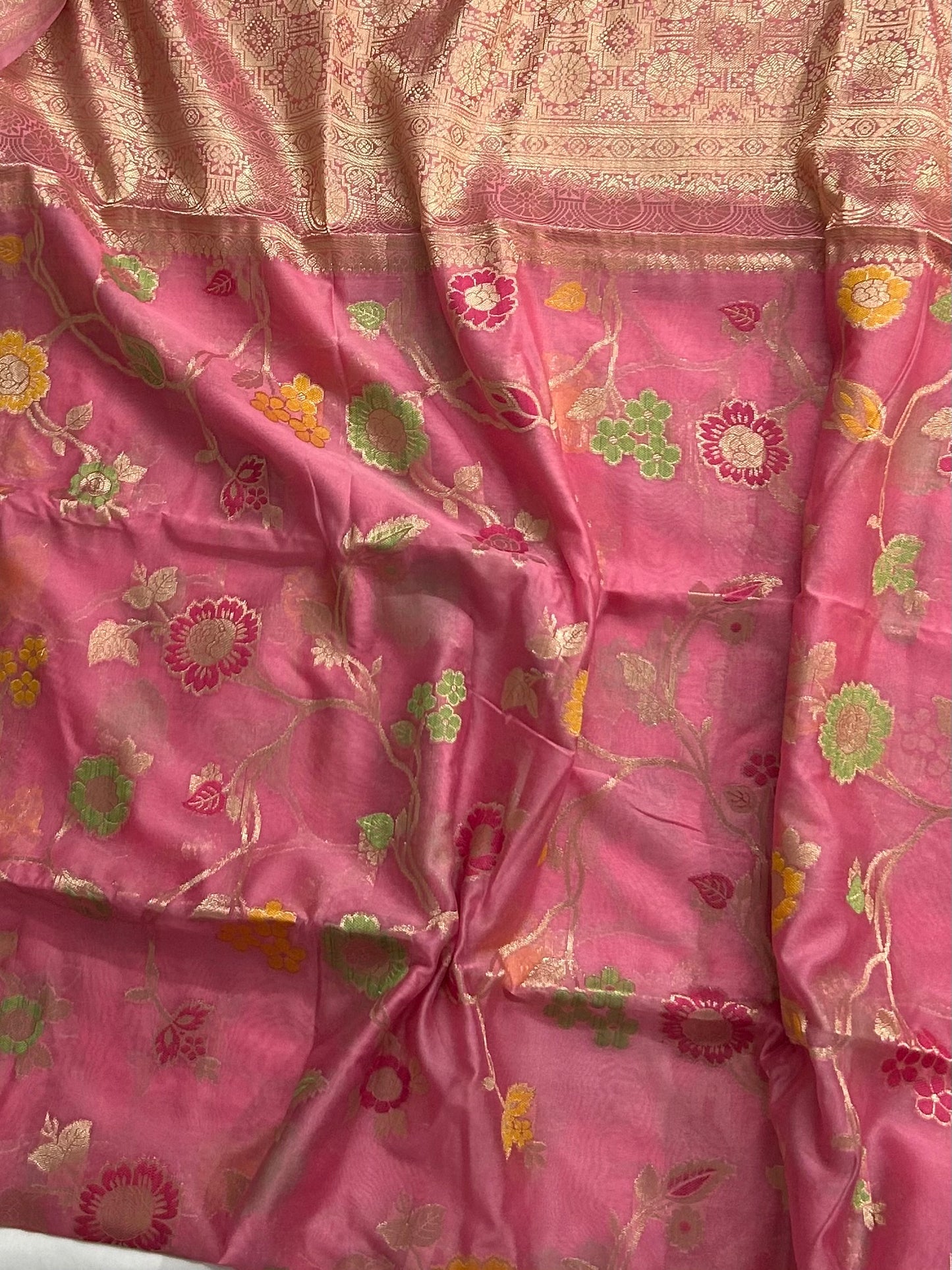Banarasi Semi Georgette Silk Saree