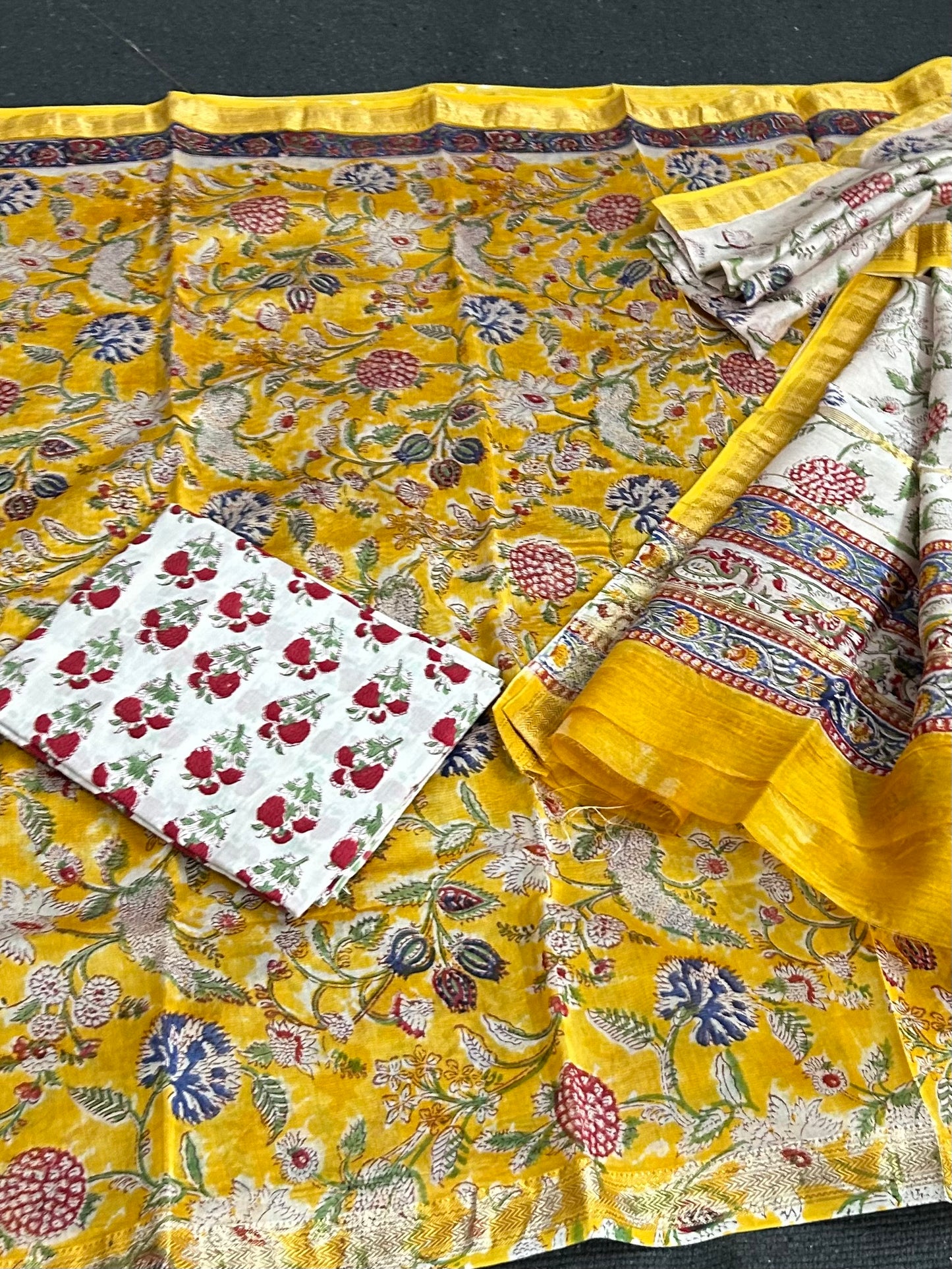 Maheshwari Silk Dress Material