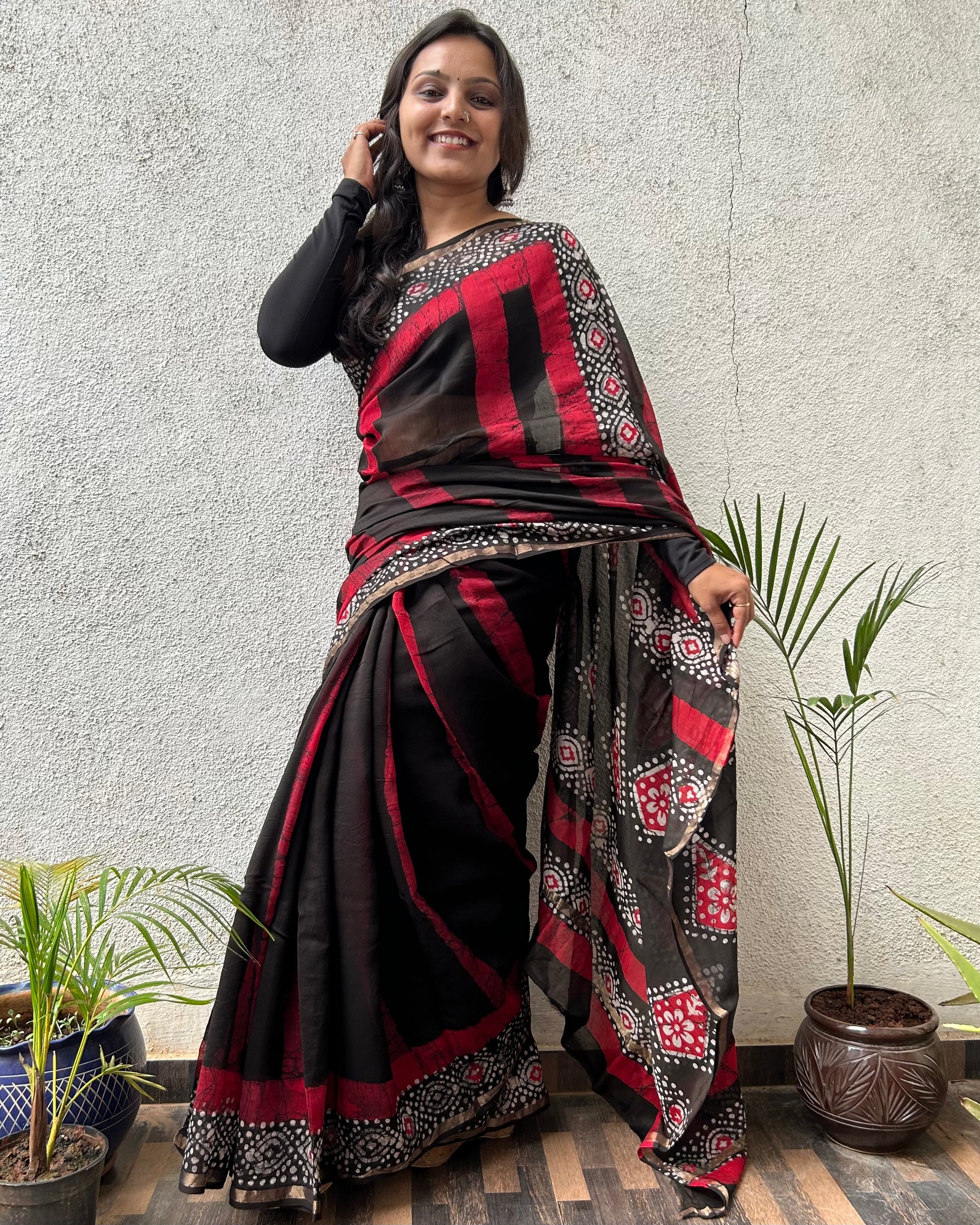 Chanderi Saree with Blouse