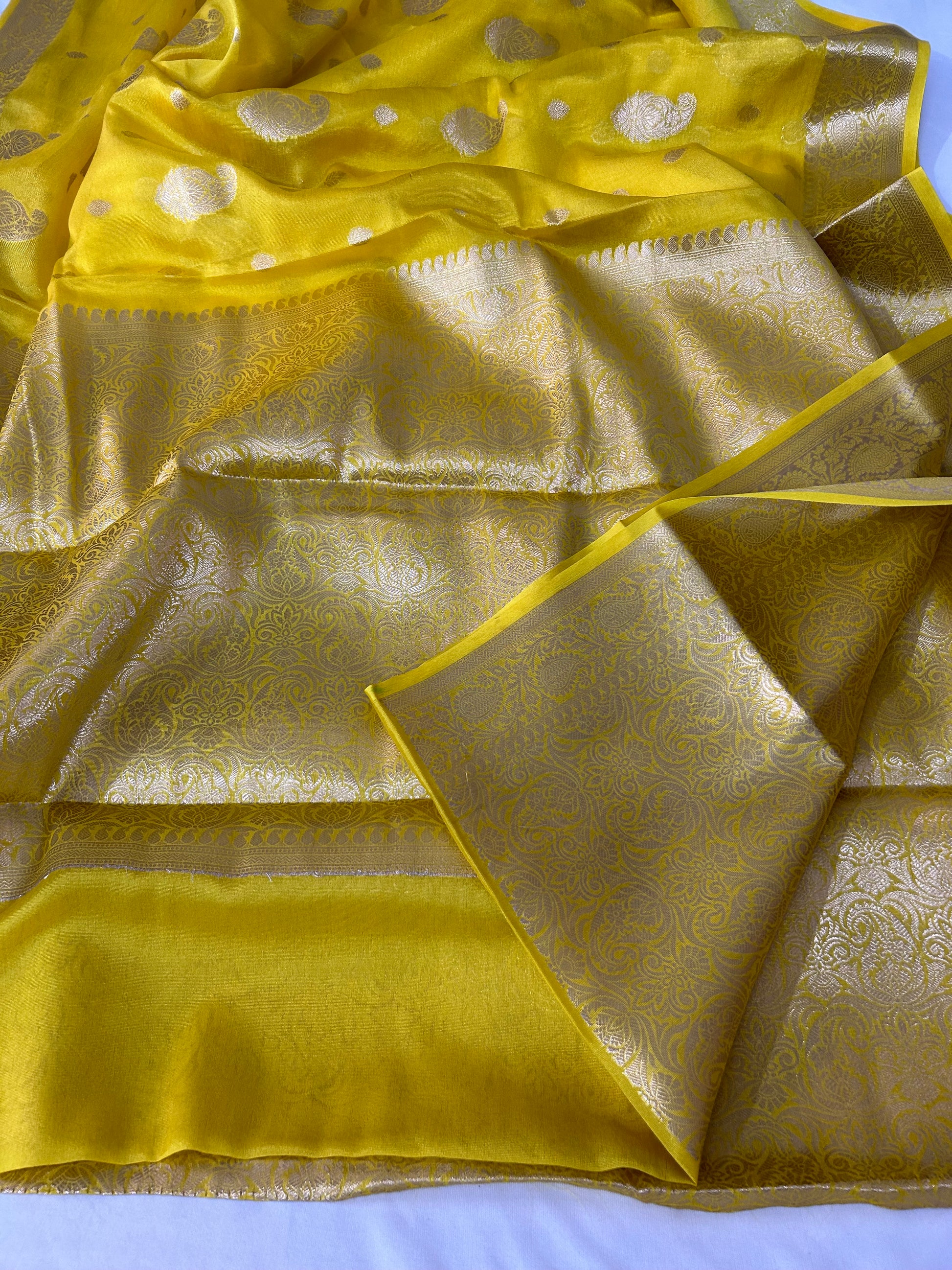 Banarasi Soft Semi Georgette Silk Saree