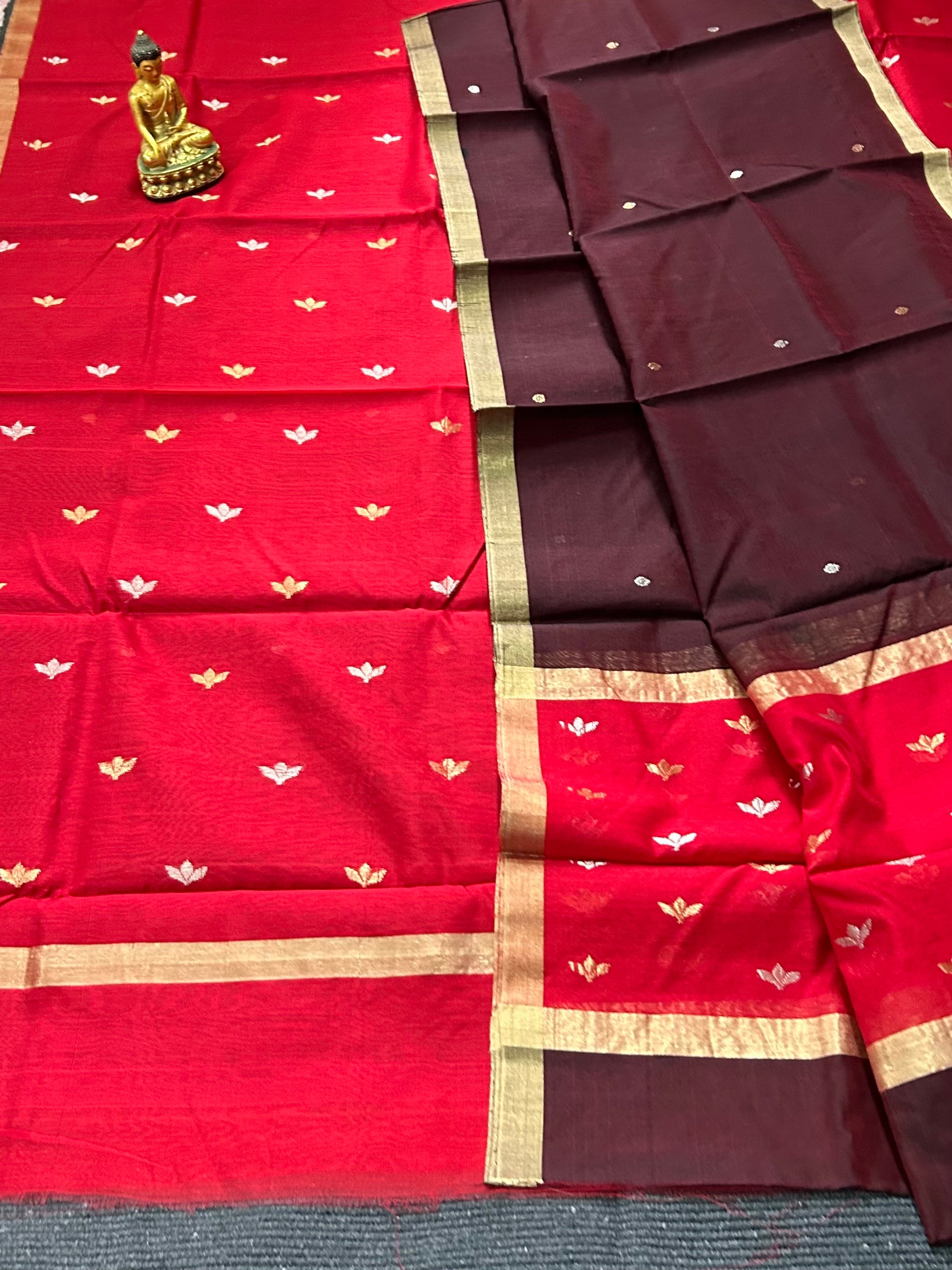 Chanderi Silk Top Dupatta set