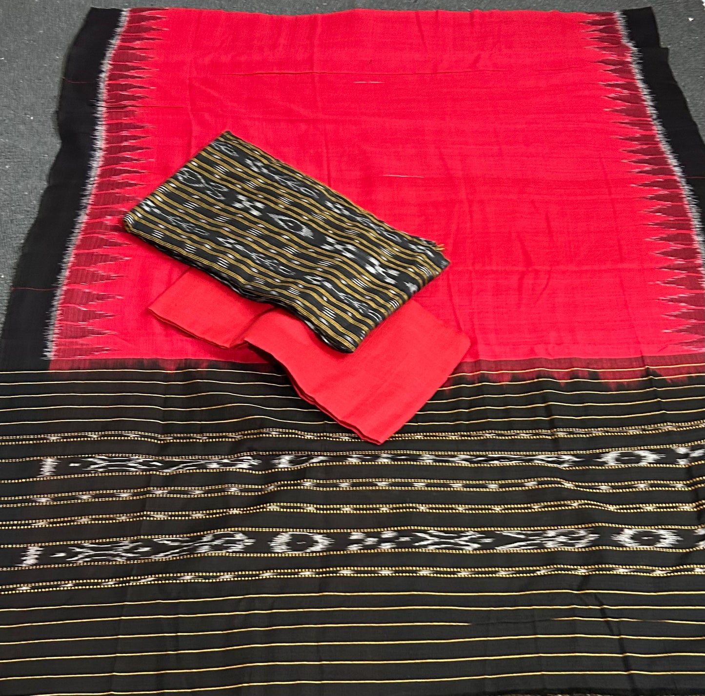 Sambalpuri Ikat Cotton Dress Material