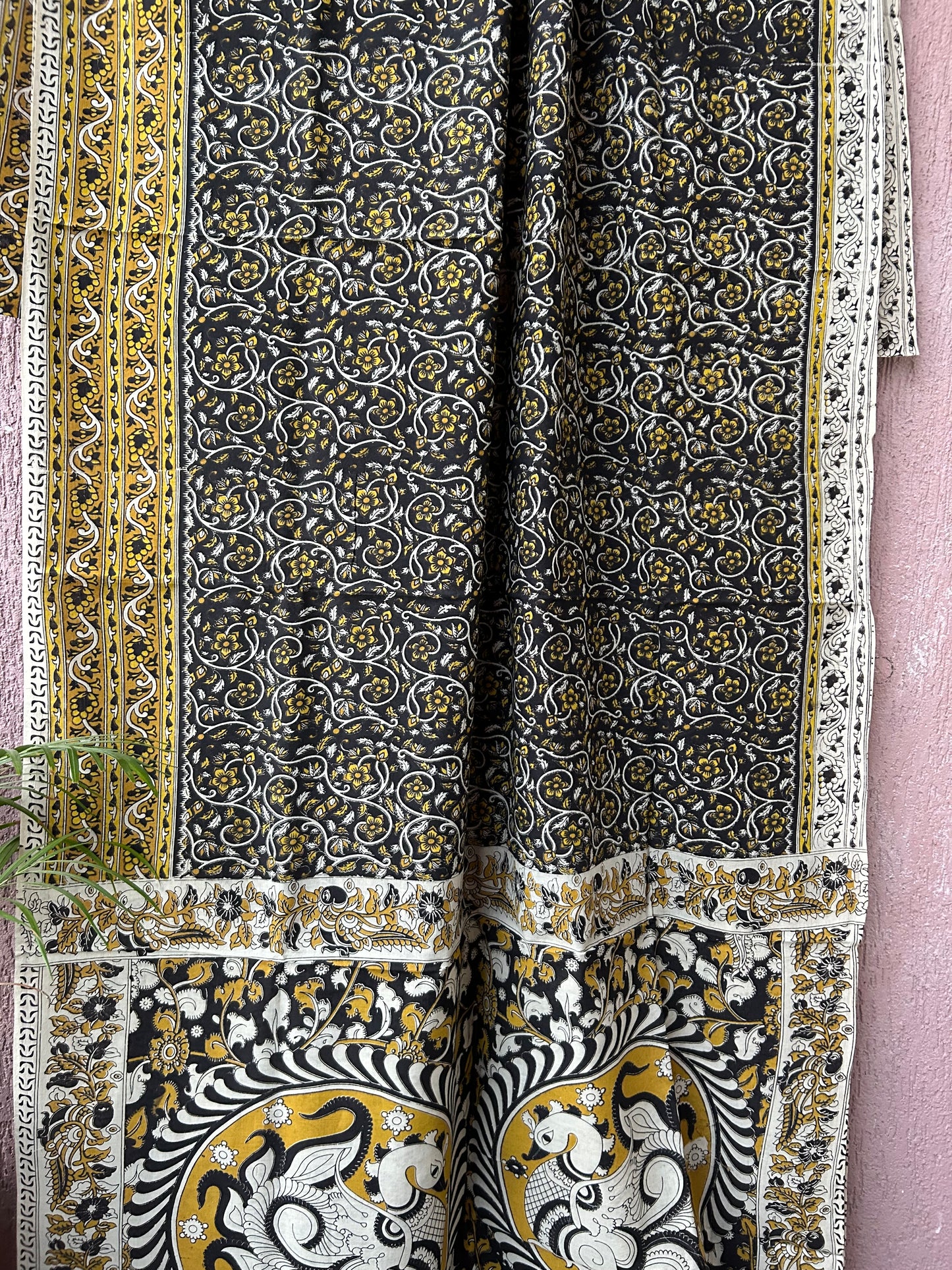 Kalamkari Cotton Saree with Blouse