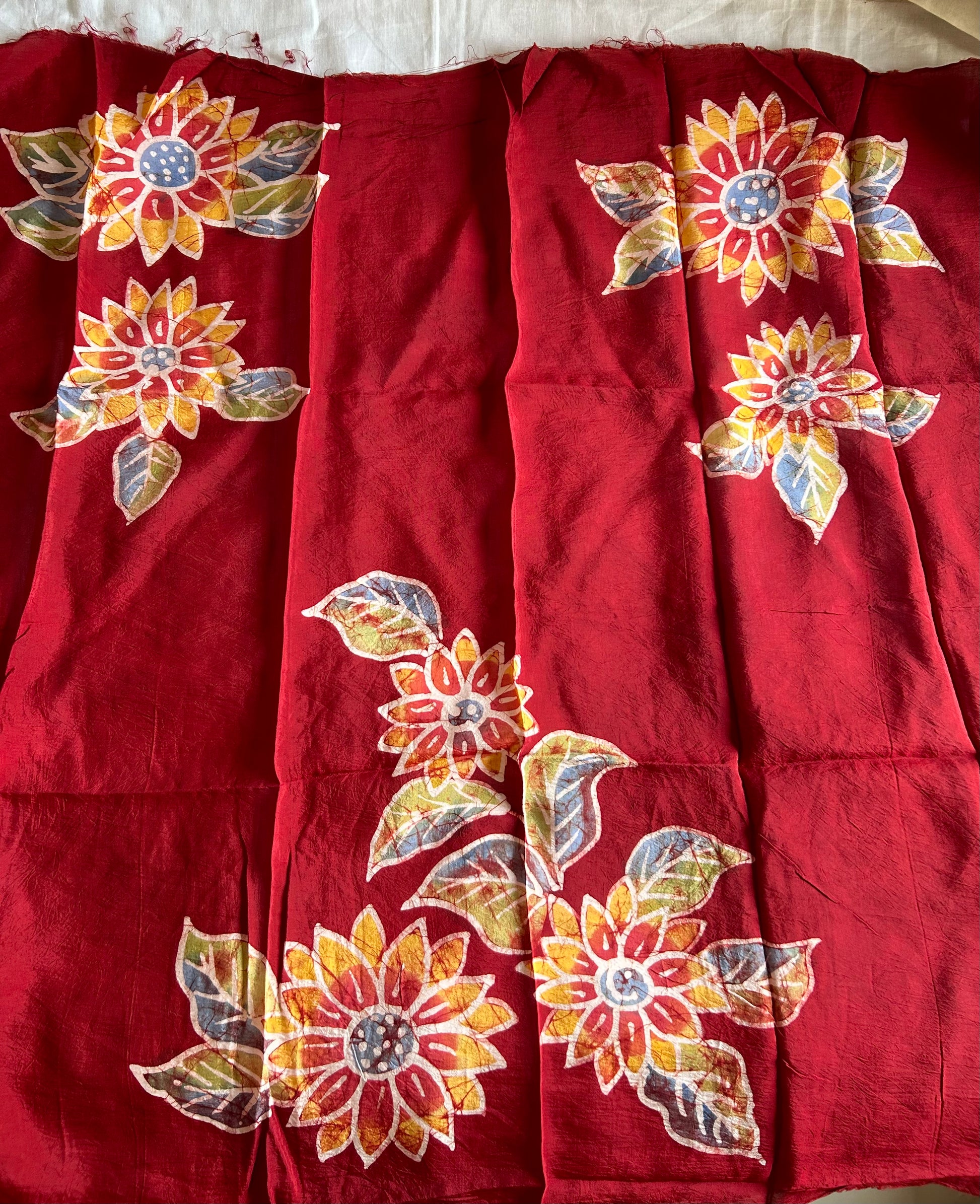 Batik Silk Blouse Piece
