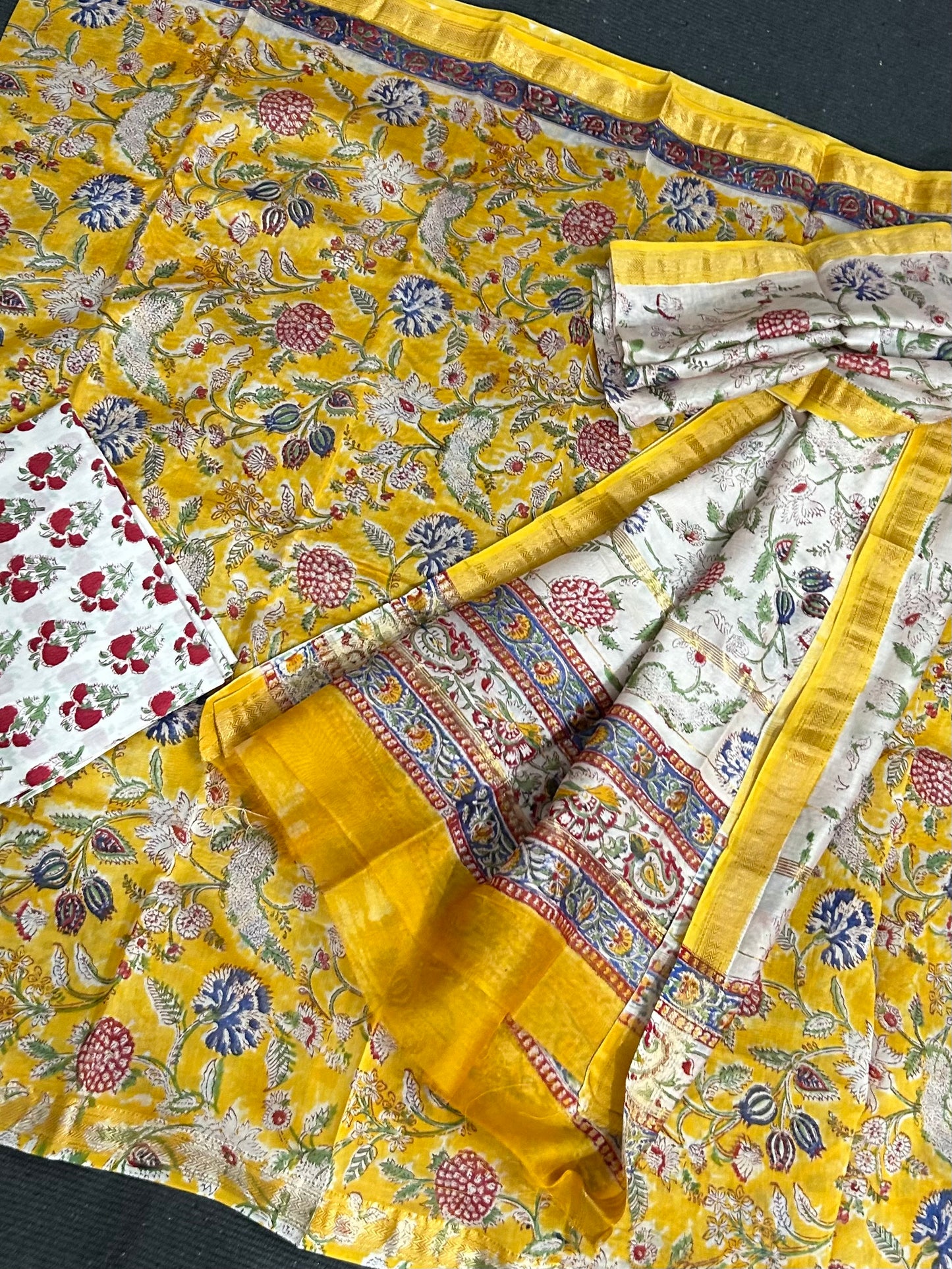 Maheshwari Silk Dress Material