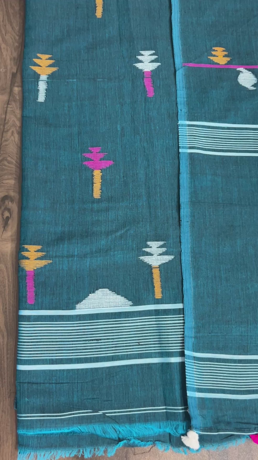 Jamdani Cotton 2 Piece Dress Material