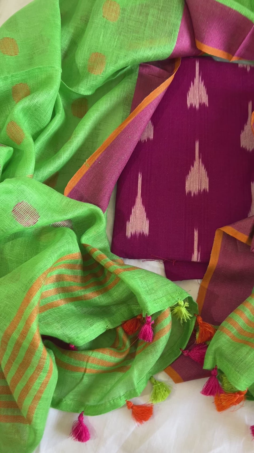 ikat linen set