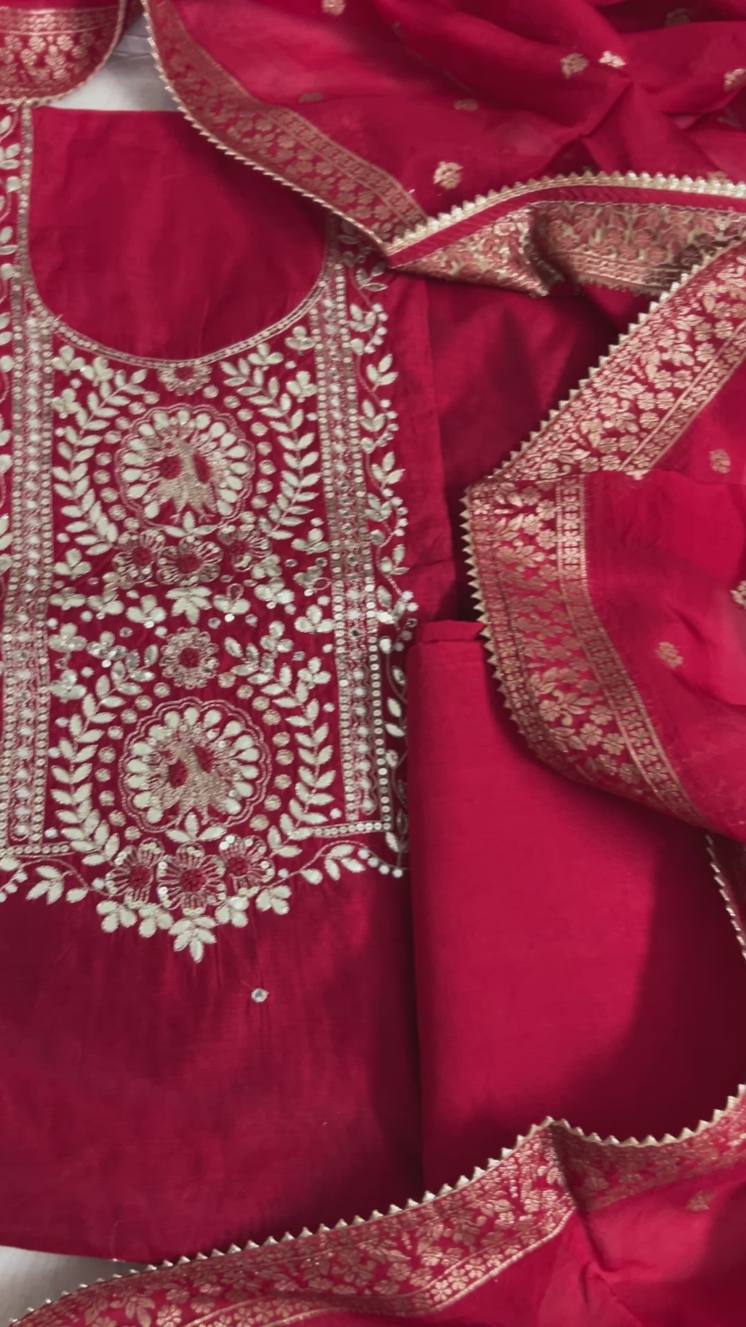 banarasi silk salwar suit
