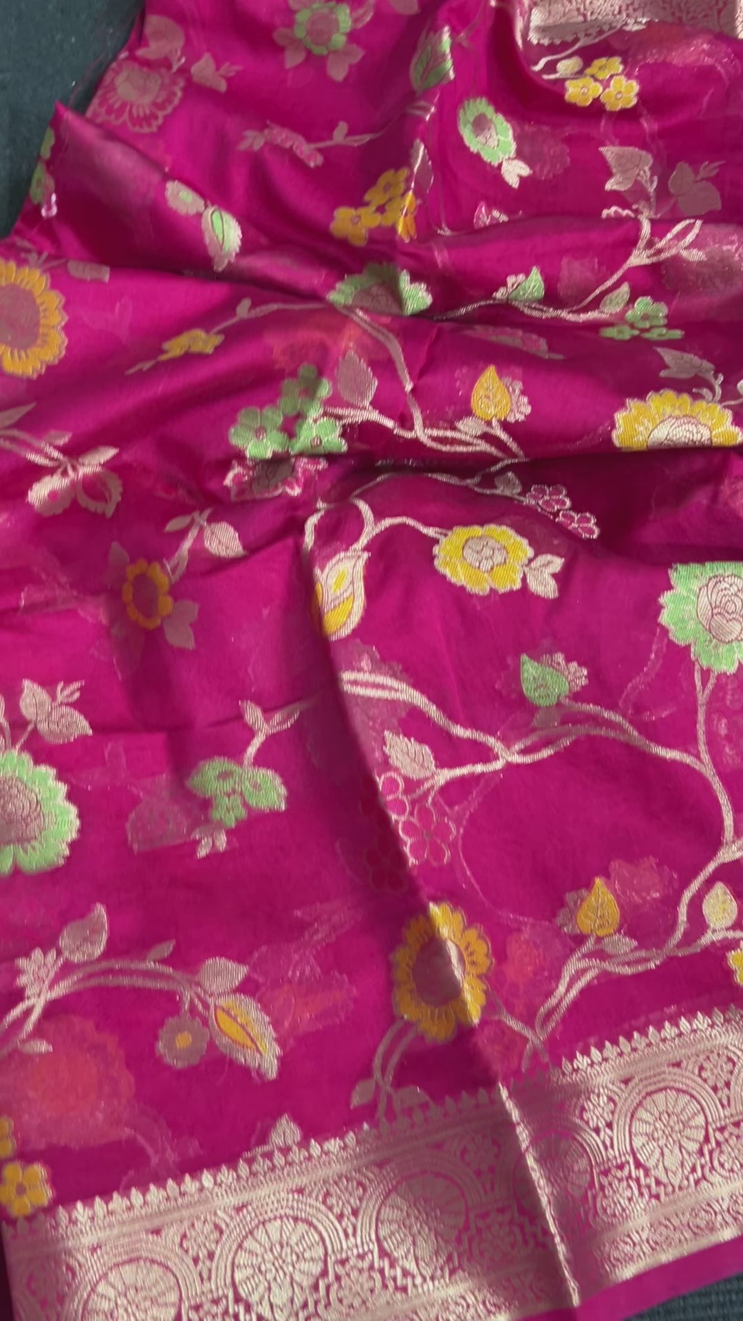 Banarasi Semi Georgette Silk Saree