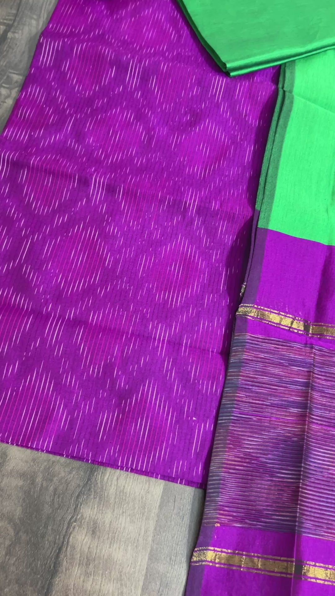 Ikat Cotton Silk Dress Material