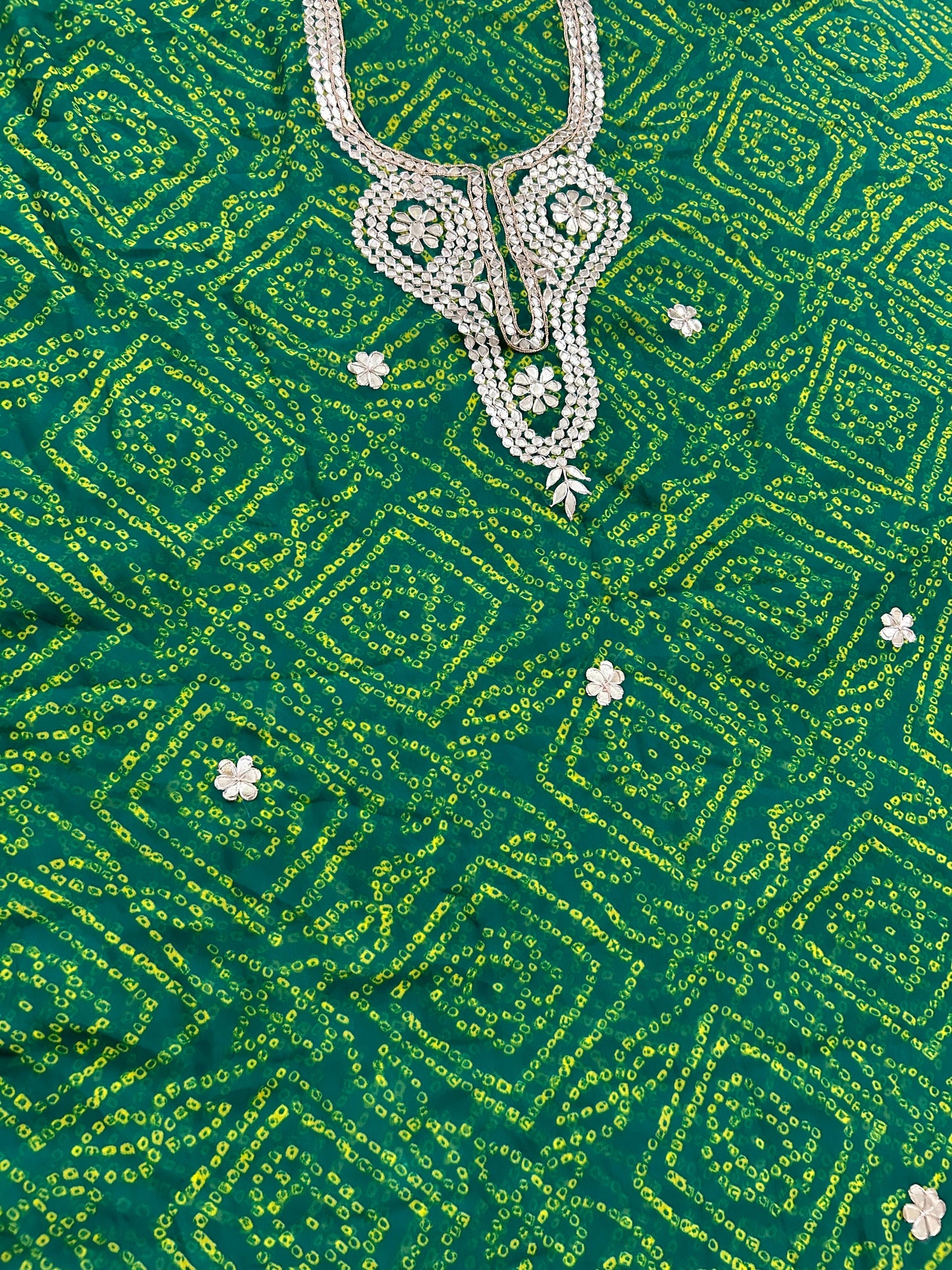 Handwork Georgette Gotapatti Kurti