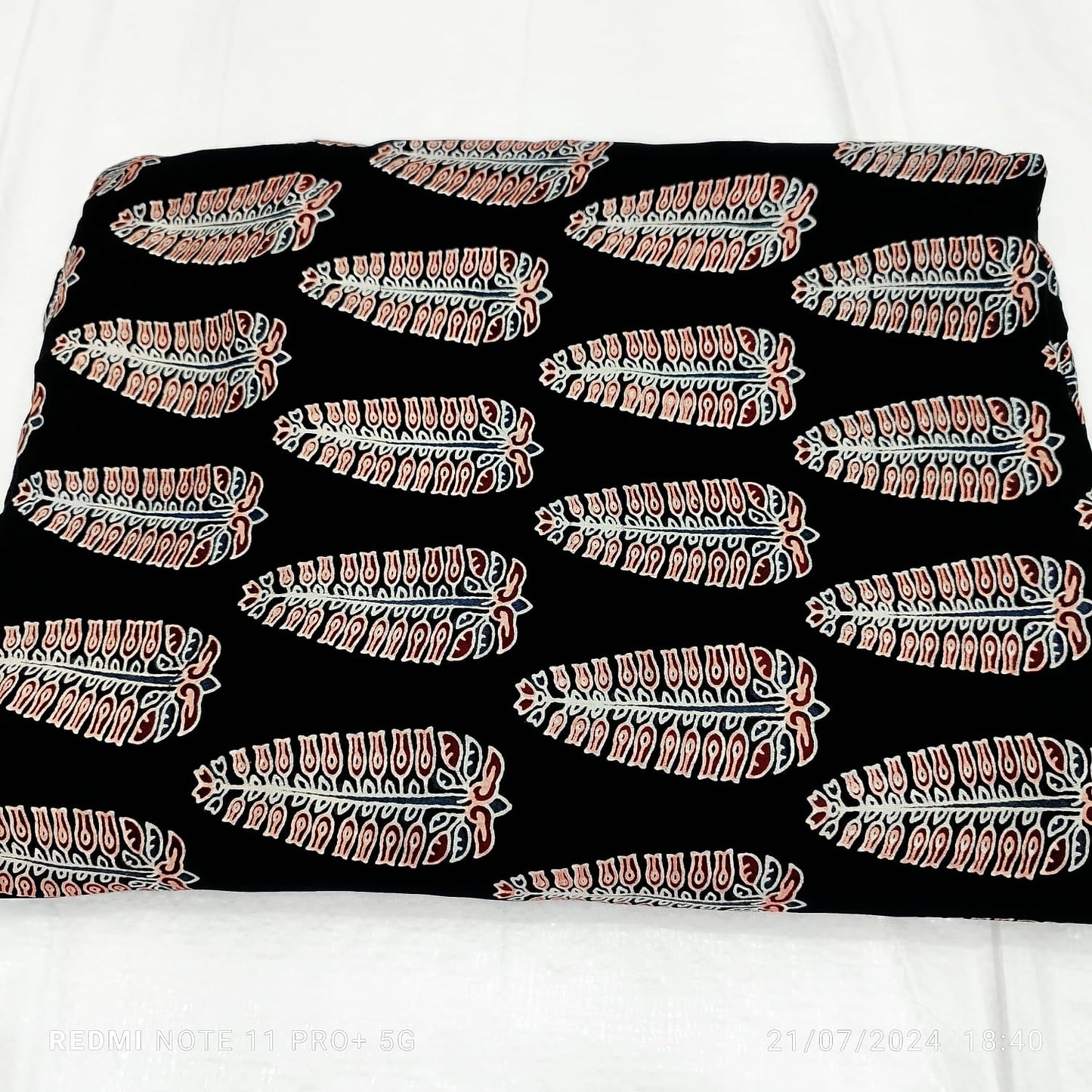 ajrakh modal silk material