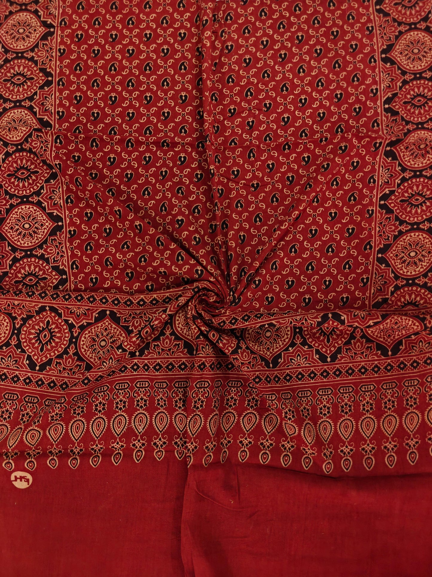 Ajrakh Cotton Dupatta