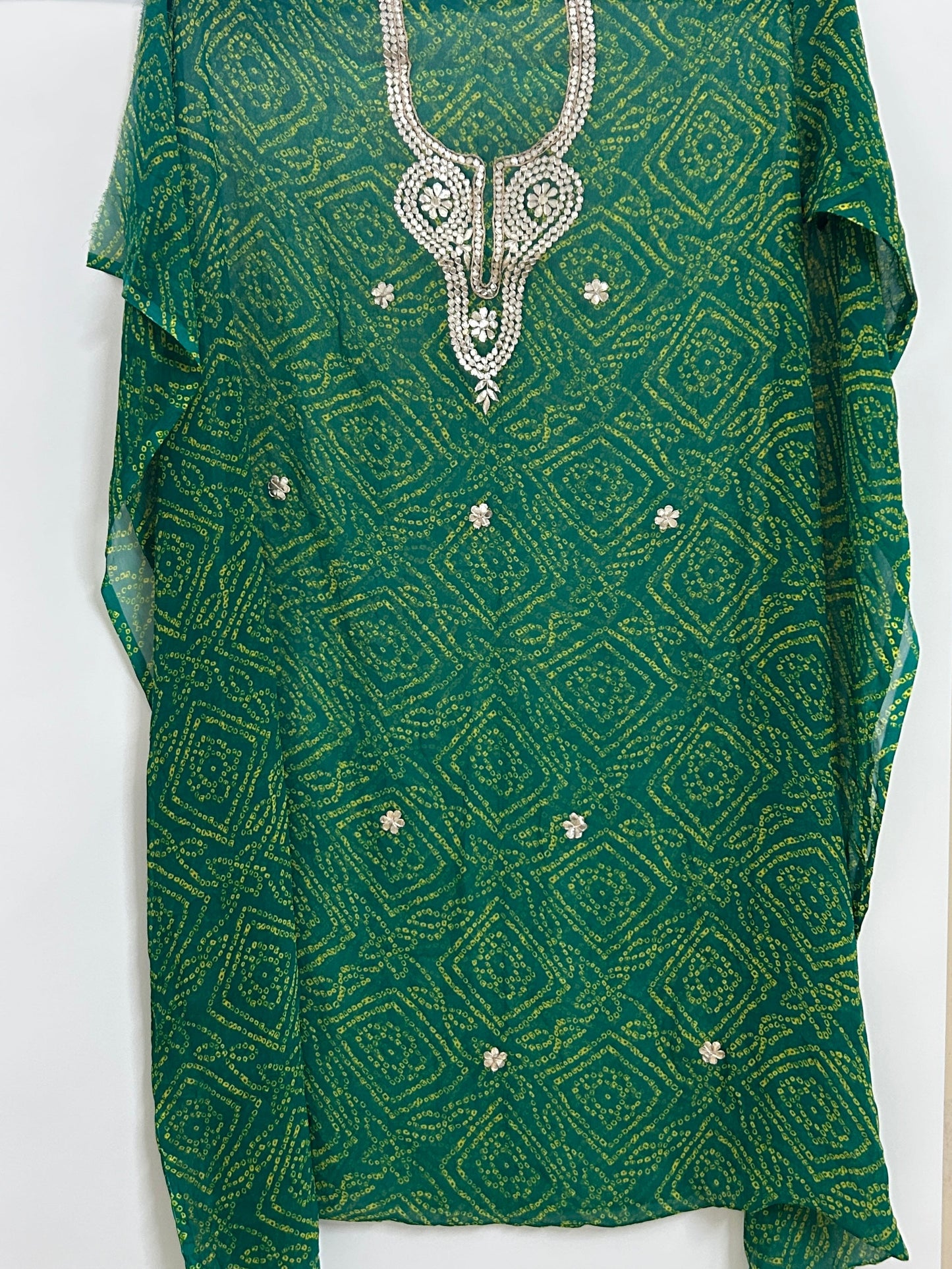 Handwork Georgette Gotapatti Kurti