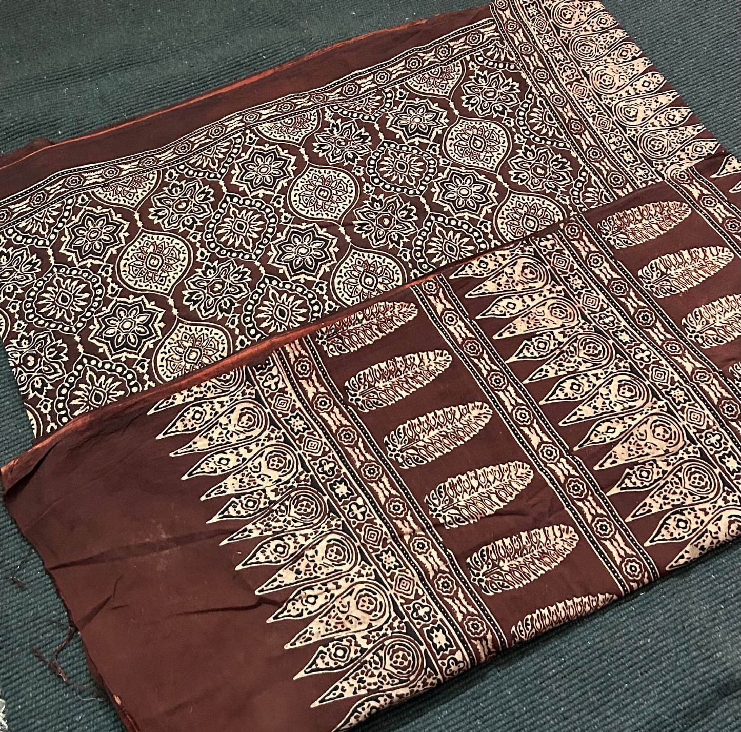 Ajrakh Cotton Saree