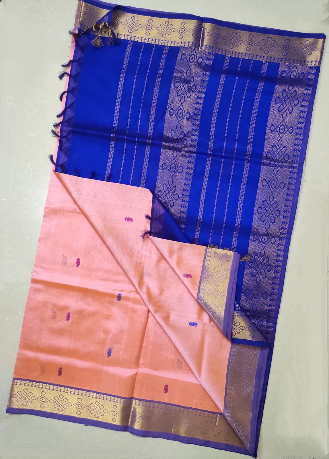 Handloom Arani Pattu Sarees Silk by Cotton