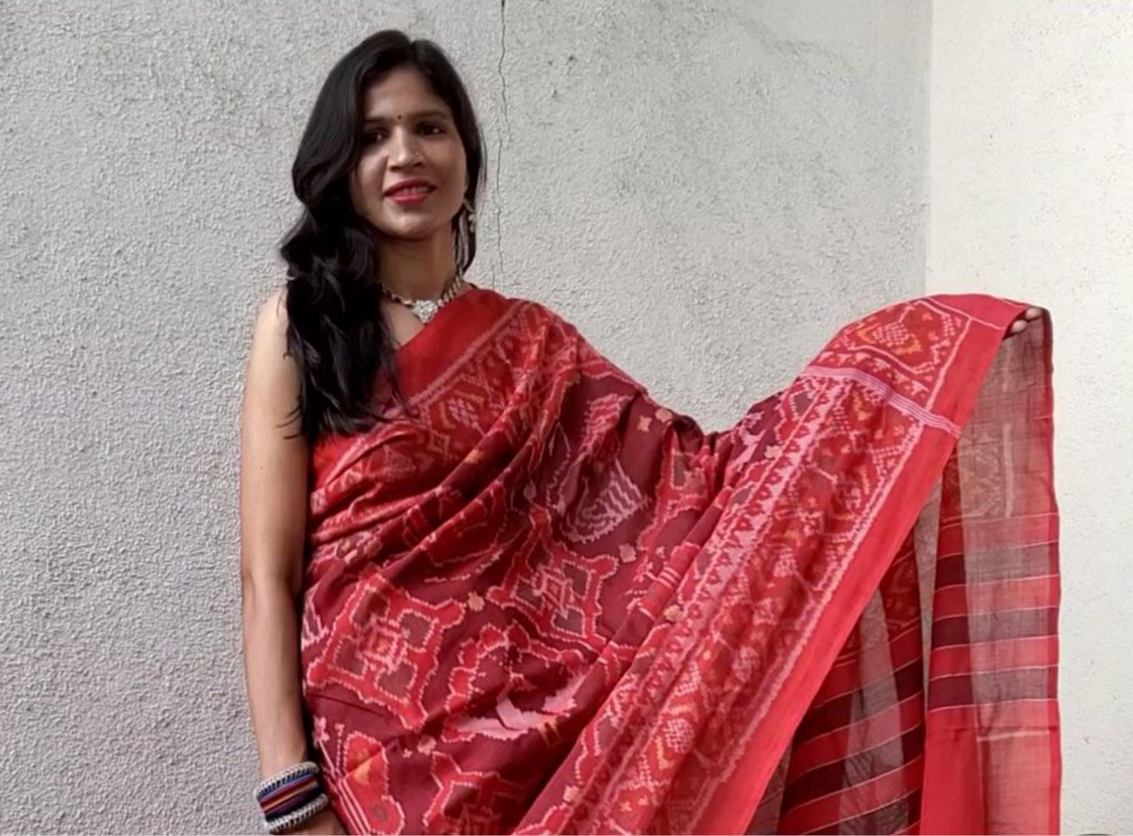 Patola Mercerised Cotton Saree