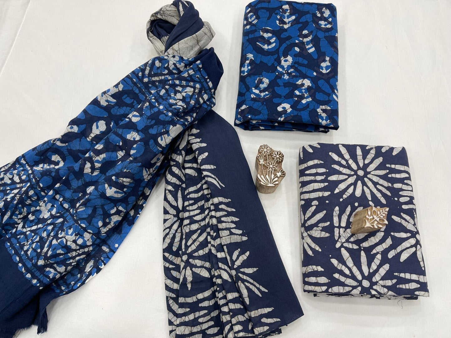 Cotton Dress Material with Cotton Dupatta