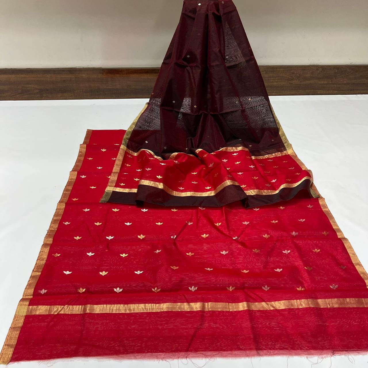 Chanderi Silk Top Dupatta set