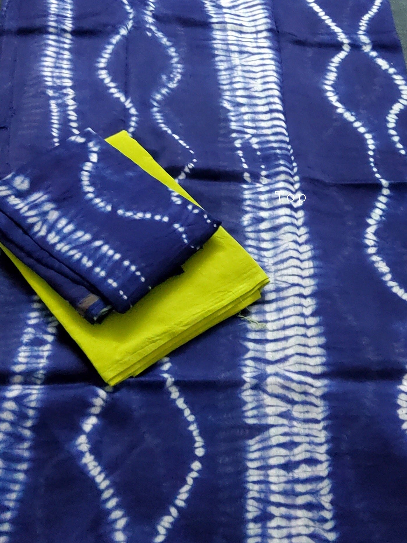 Chanderi Hand Block Printed Dress Material