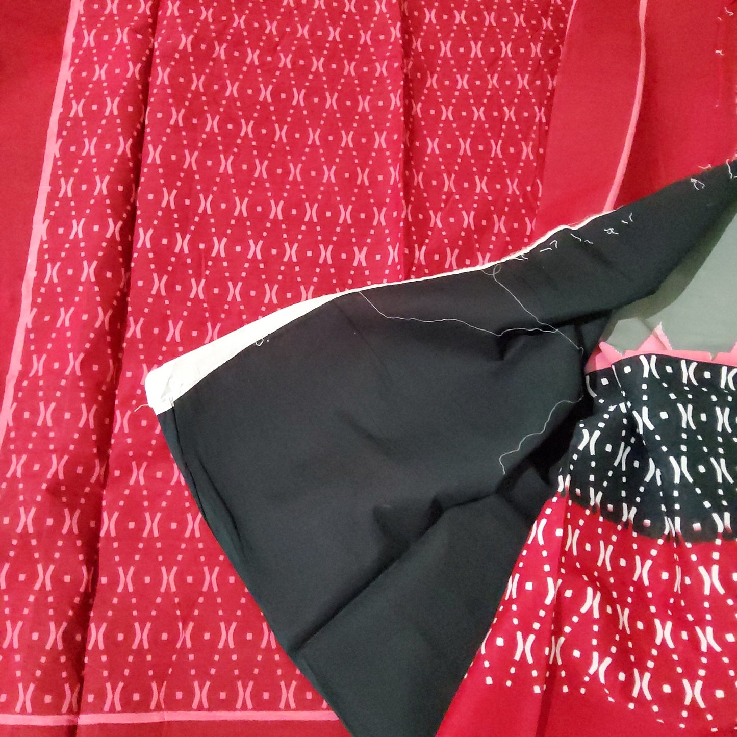 Cotton Block Printed Saree