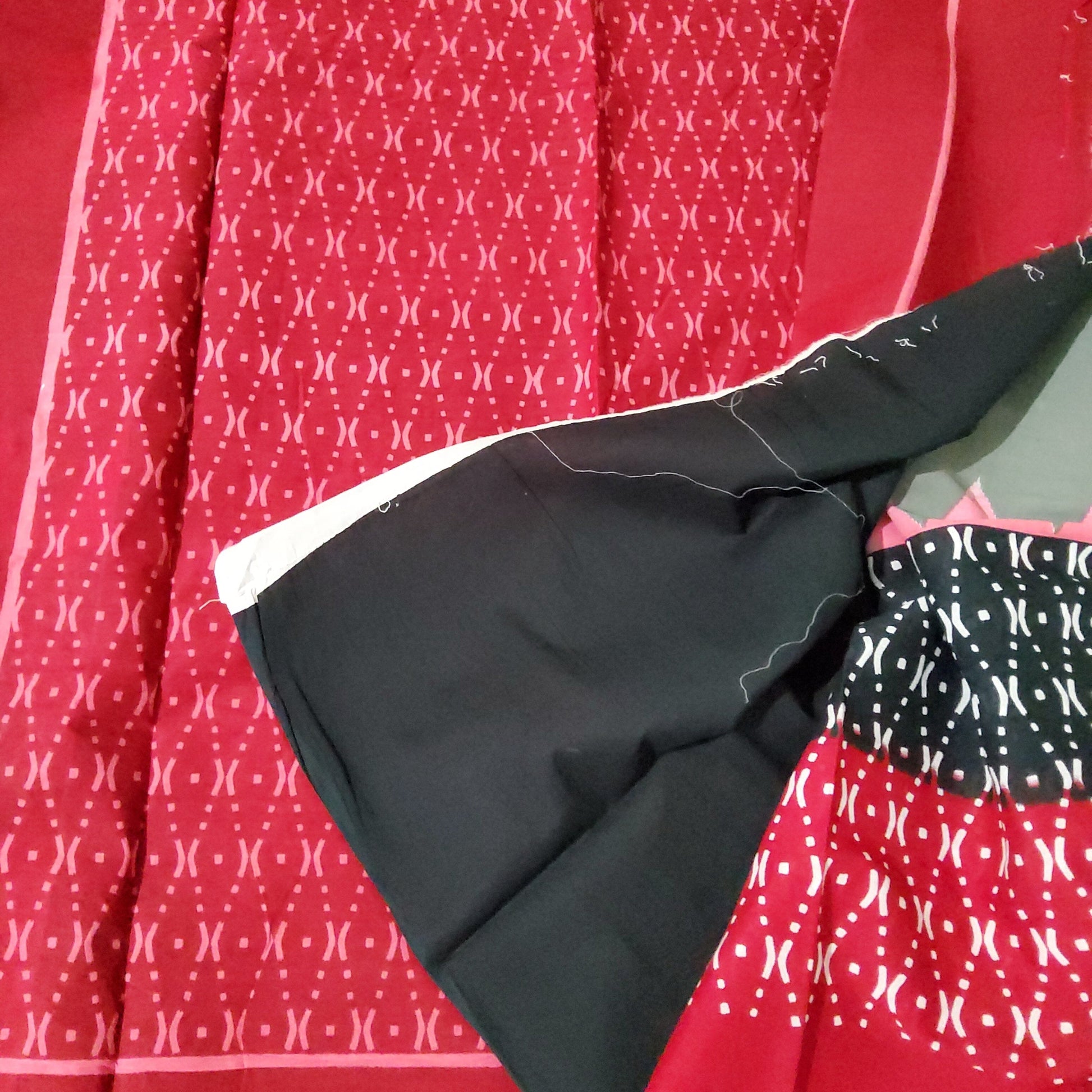 Cotton Block Printed Saree