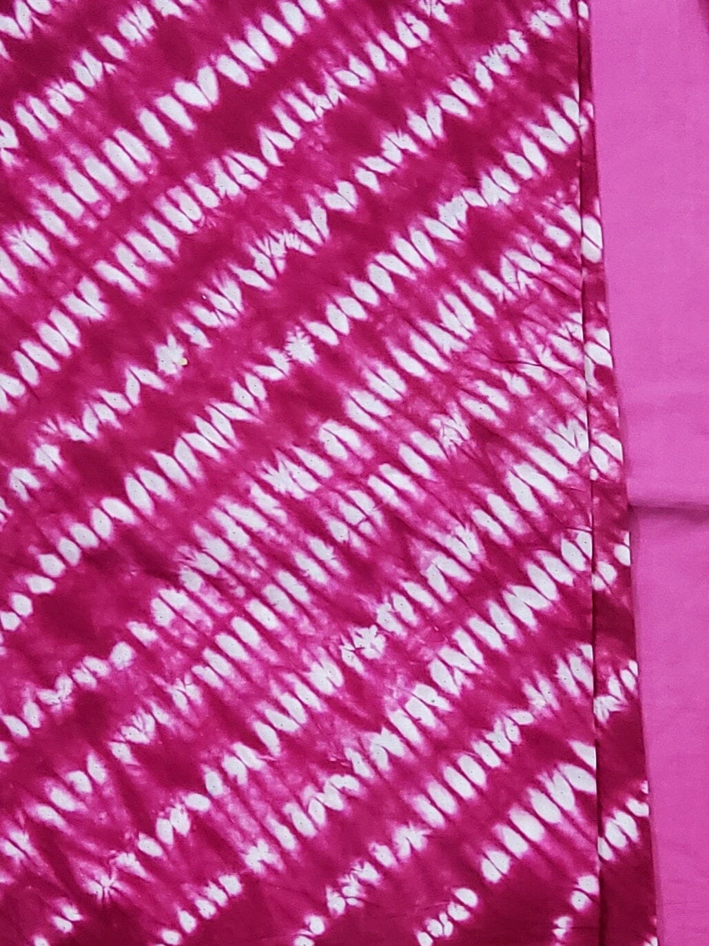 Coton tie and dye Dress Material with Cotton Dupatta