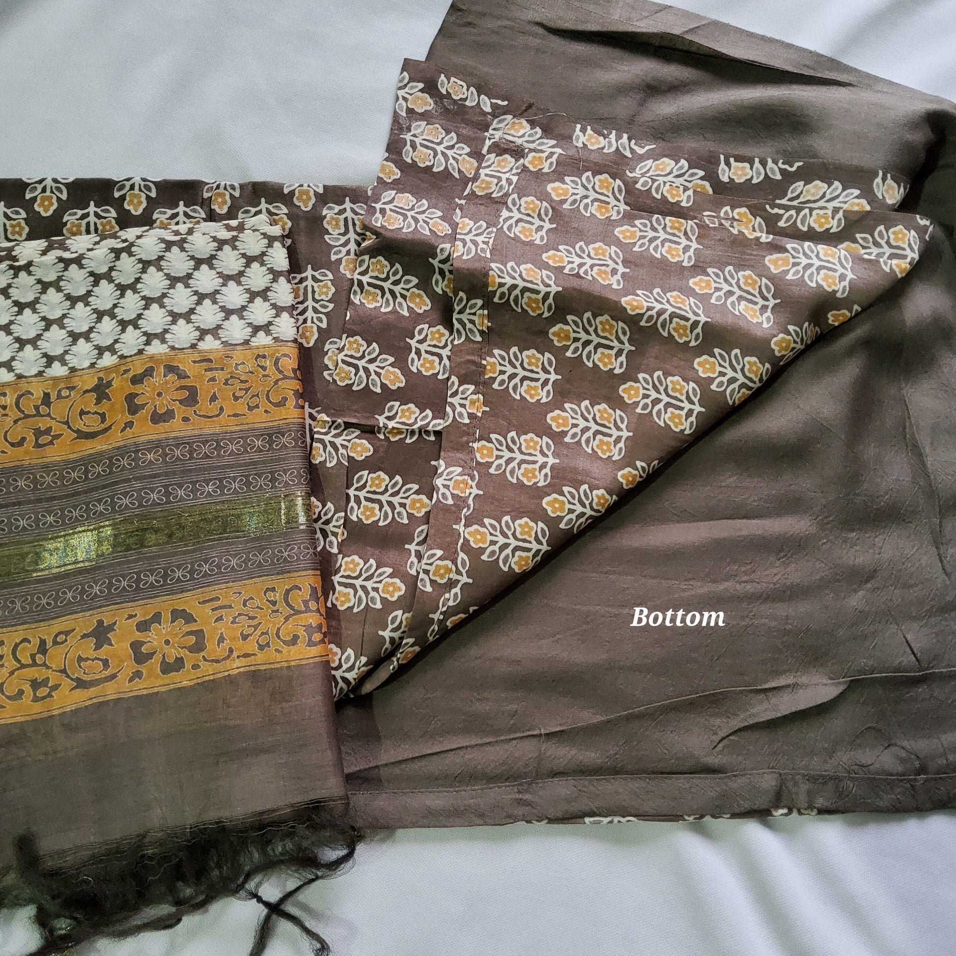 Maheshwari Silk Cotton Dress Material chudi