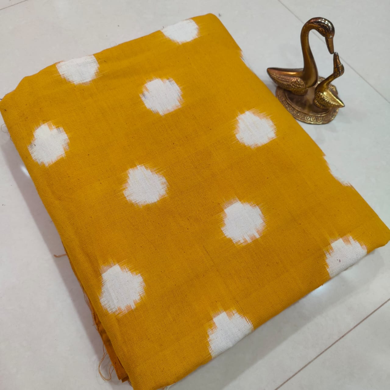 Double Ikat Cotton Blouse Piece