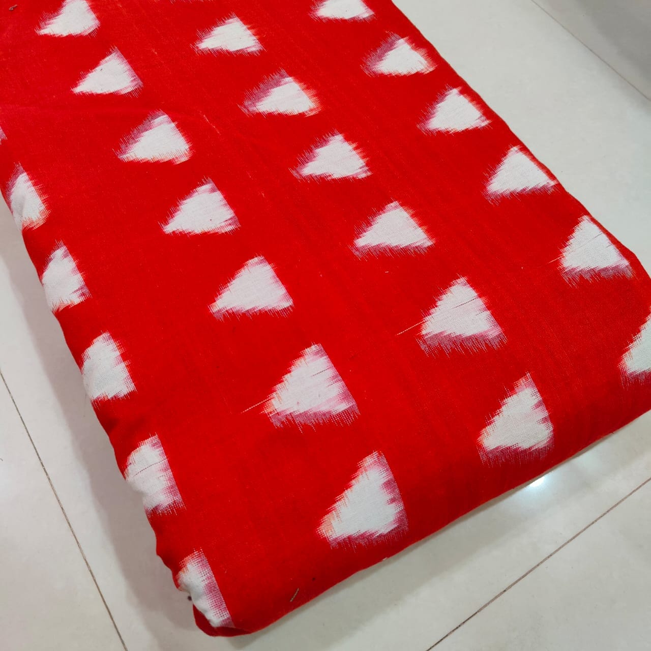 Double Ikat Cotton Blouse Piece