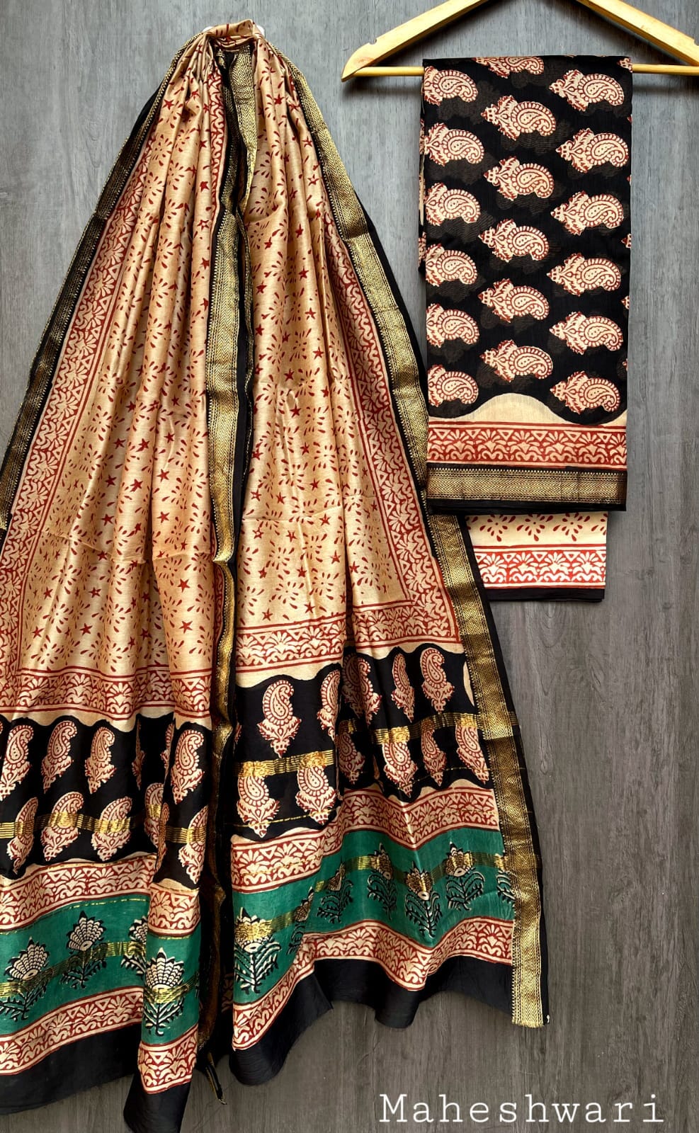 maheshwari silk dress Maheshwari Silk Cotton Suit 06 M
