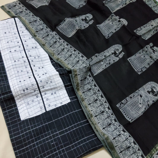 Handloom Cotton Dress Material