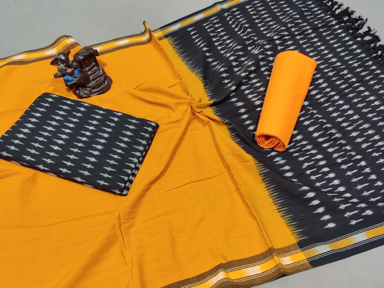Ikat Cotton Dress Material