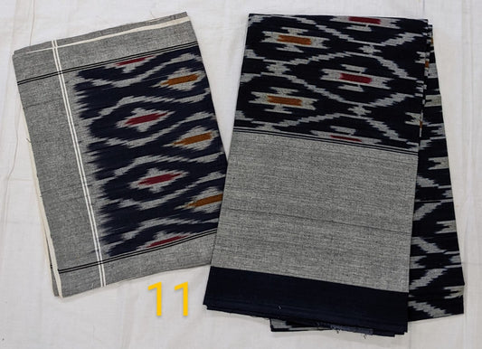 Ikat Cotton Single Bedsheet